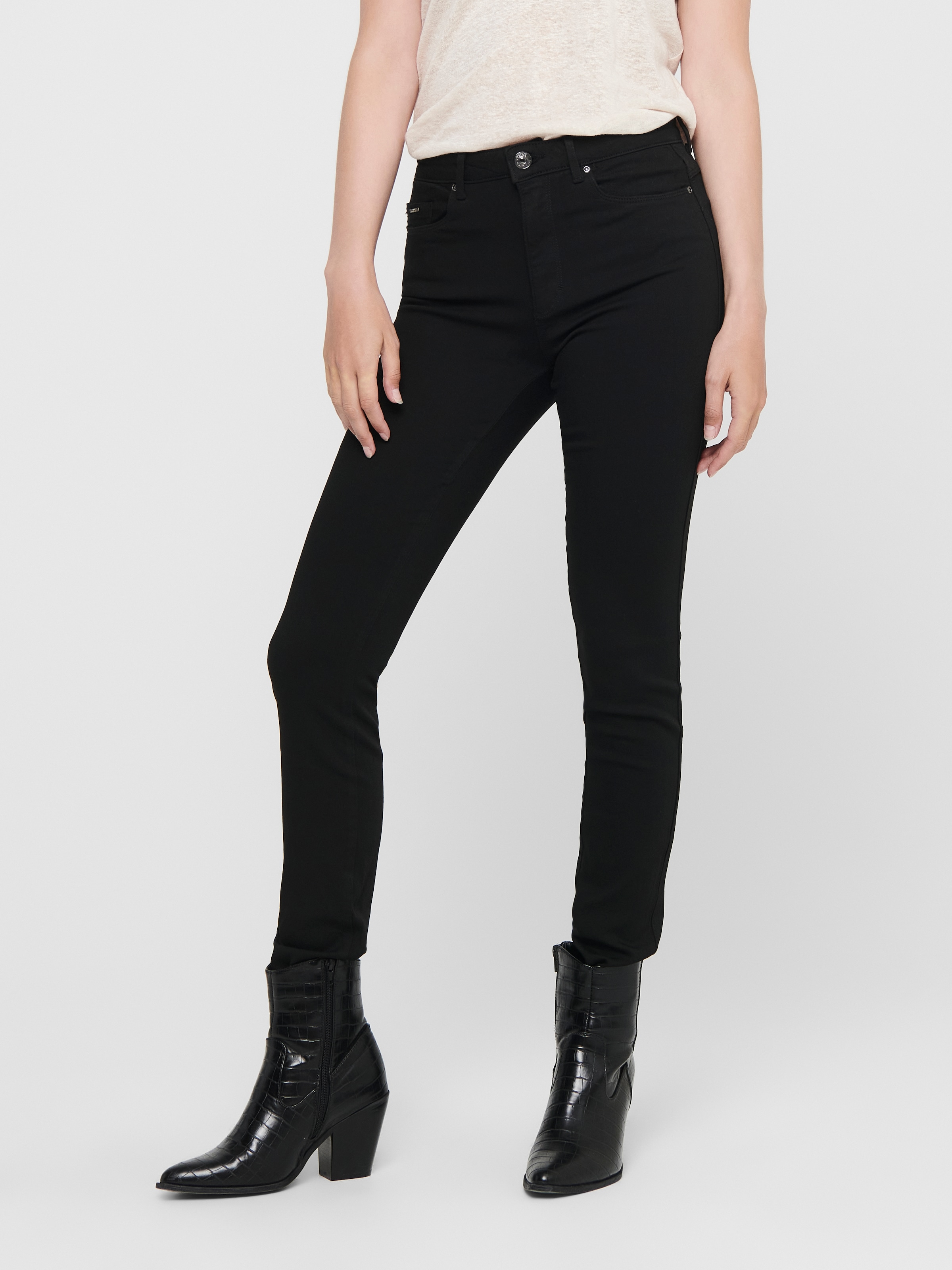 ONLY Skinny-fit-Jeans »ONLFOREVER BLACK LIFE HW SK SOO796C NOOS«