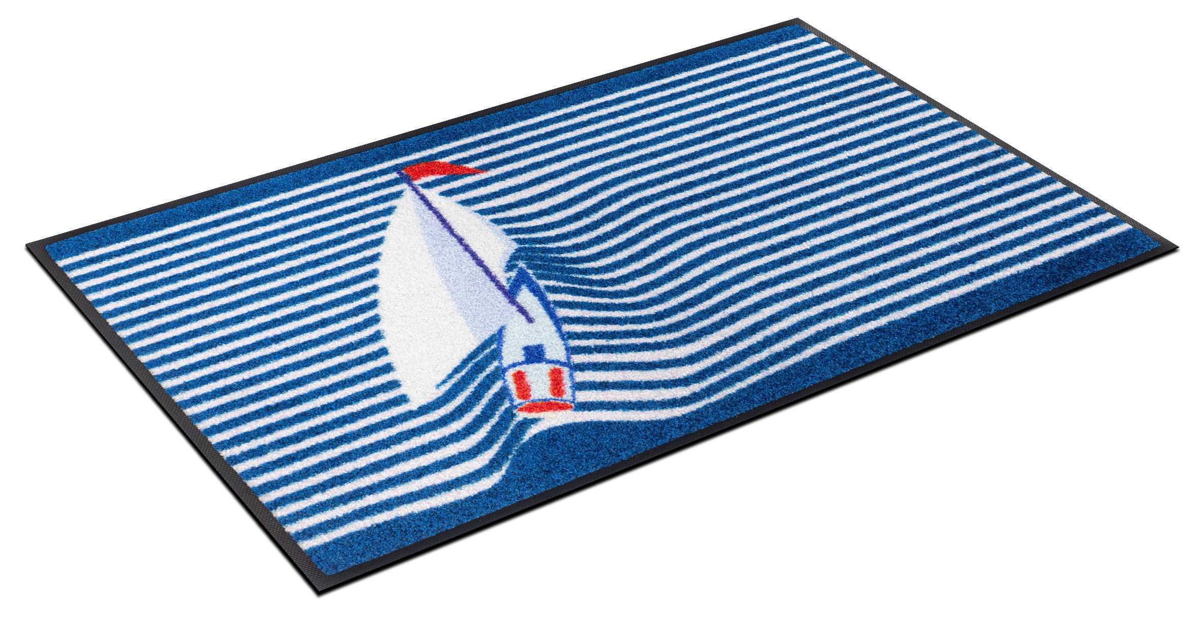wash+dry by Kleen-Tex Fußmatte »Sailing Boat« rechteckig 7 mm Höhe