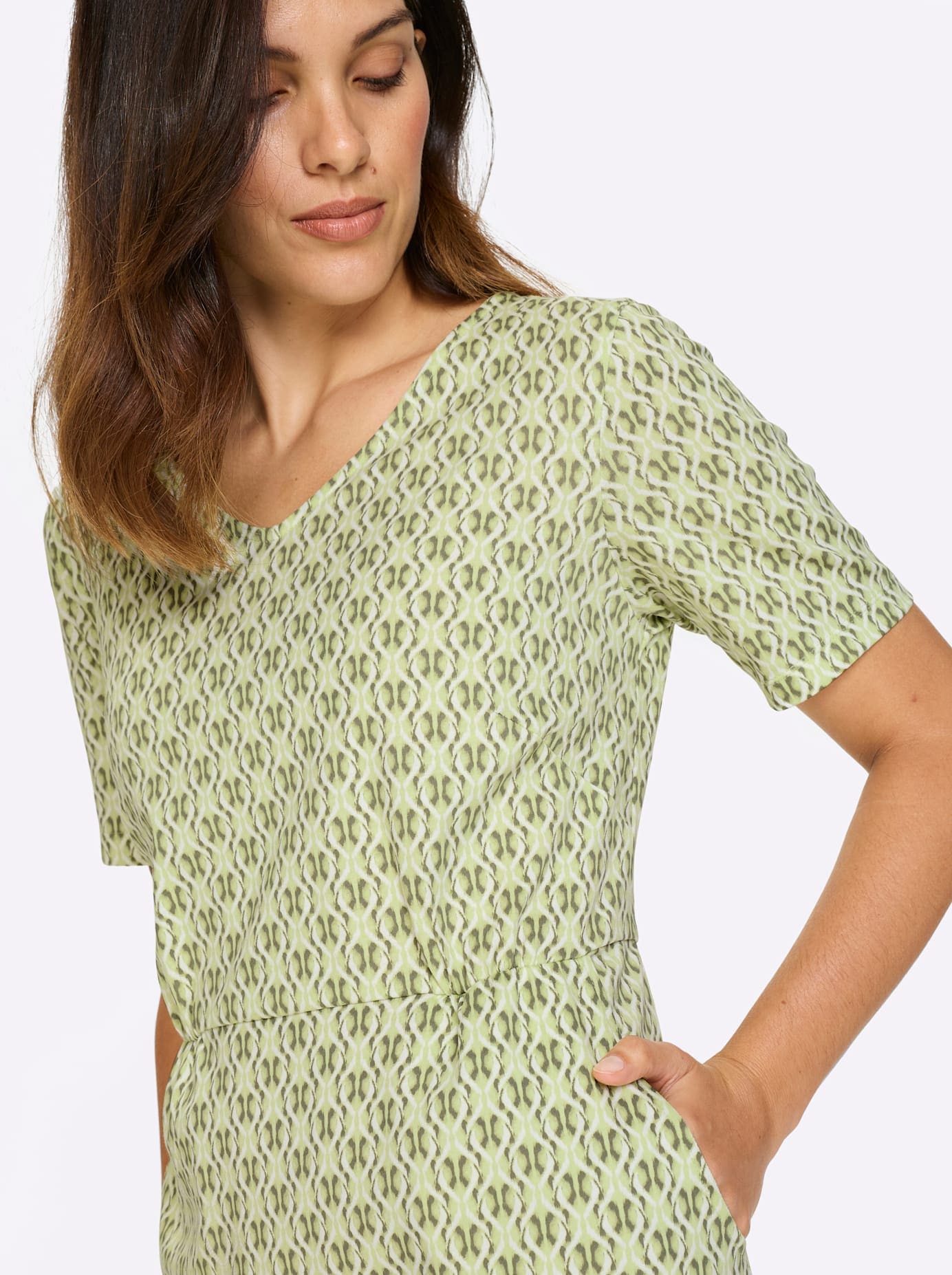 Classic Basics Jerseykleid »Jersey-Kleid« Eingrifftaschen