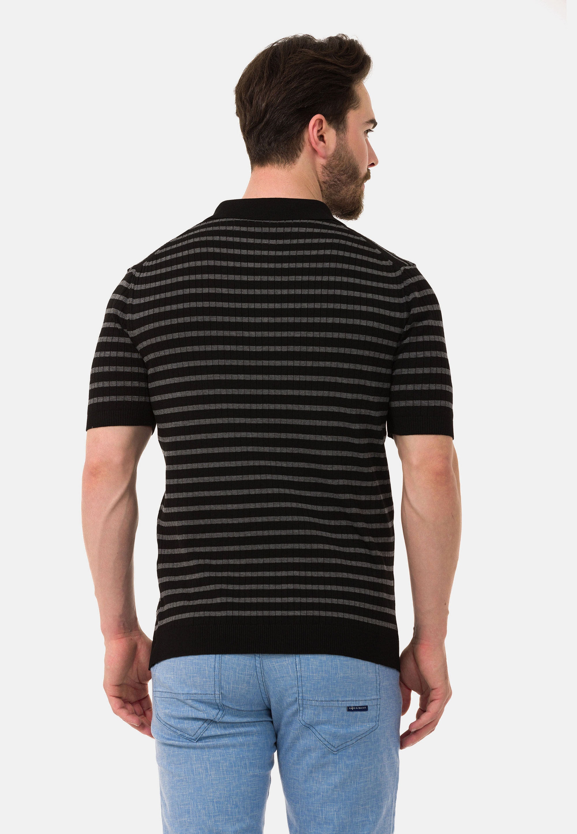 Cipo & Baxx T-Shirt »CT751« gerade geschnitten