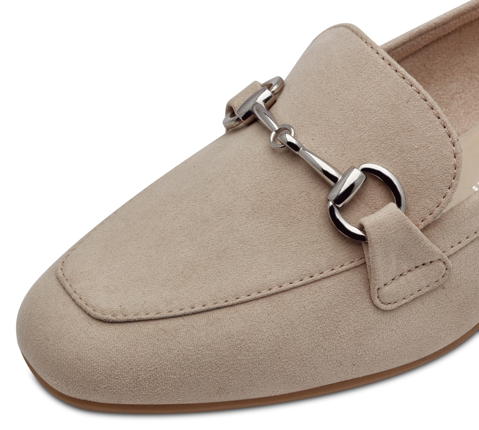 MARCO TOZZI Slipper, Blockabsatz, Loafer, Businessschuh mit Schmuckspange