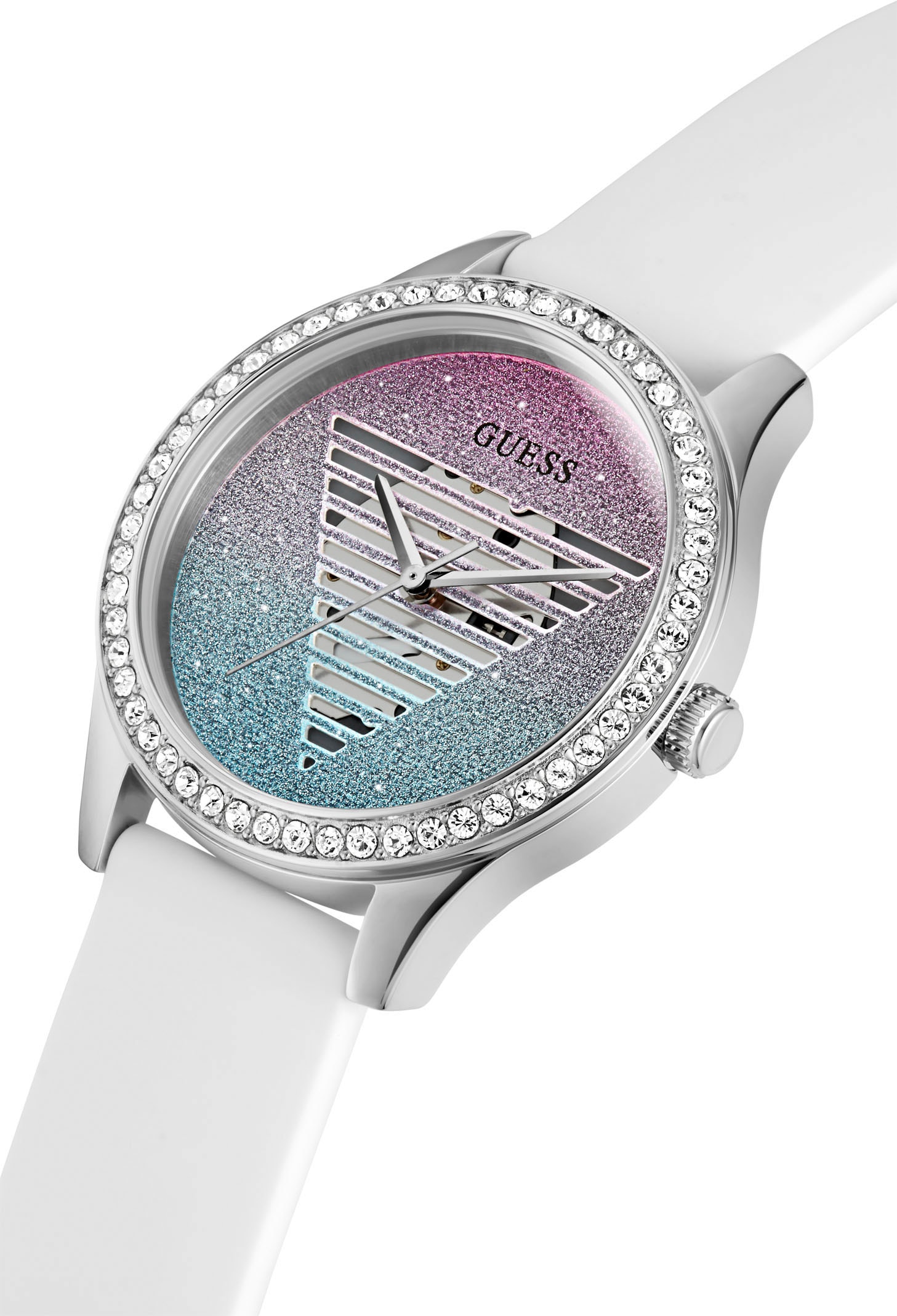 Guess Quarzuhr »LADY IDOL«, Armbanduhr, Damenuhr