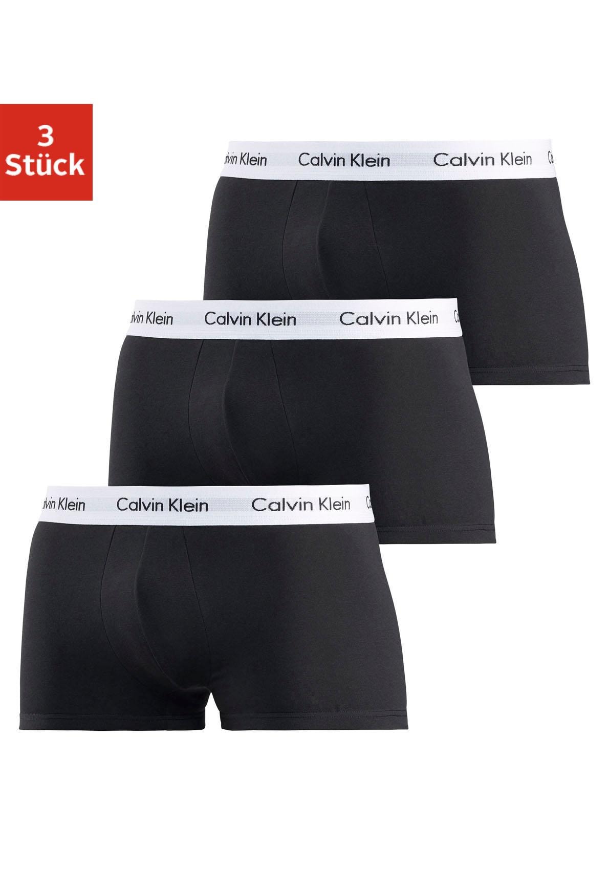 Calvin Klein Underwear Herren Trunk »CK Low Rise Trunk 3 PACK« 3 Stk. tlg. in schwarz, Größe S (5)