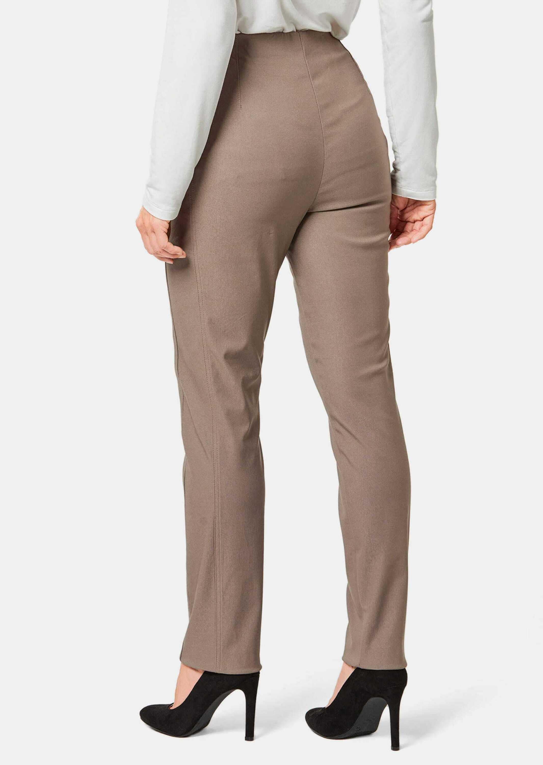 GOLDNER 2-in-1-Hose »Kurzgröße Wärmende Schlupfhose LOUISA in knitterarmer Ware«
