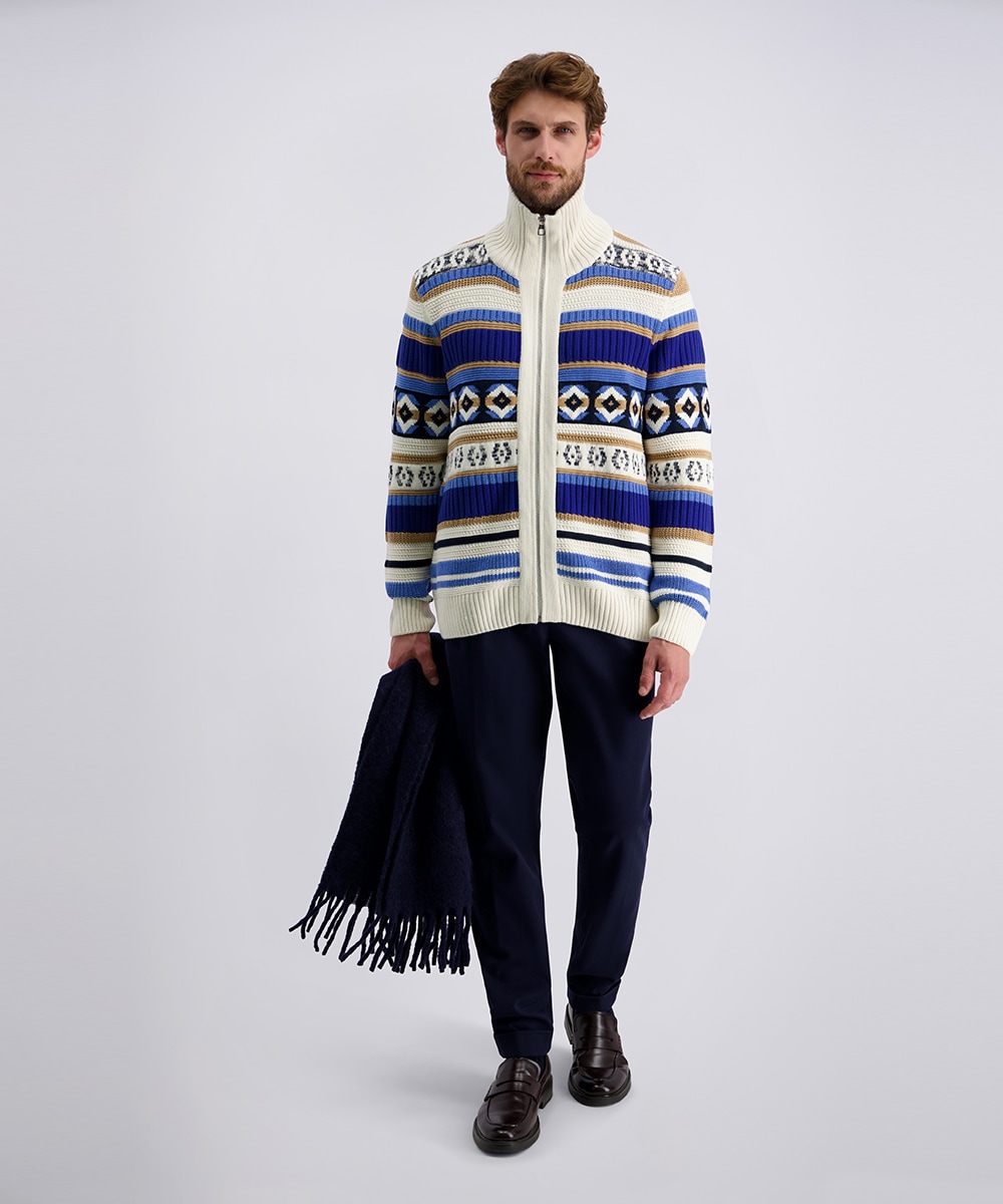 Pierre Cardin Strickjacke mit Reißverschluss