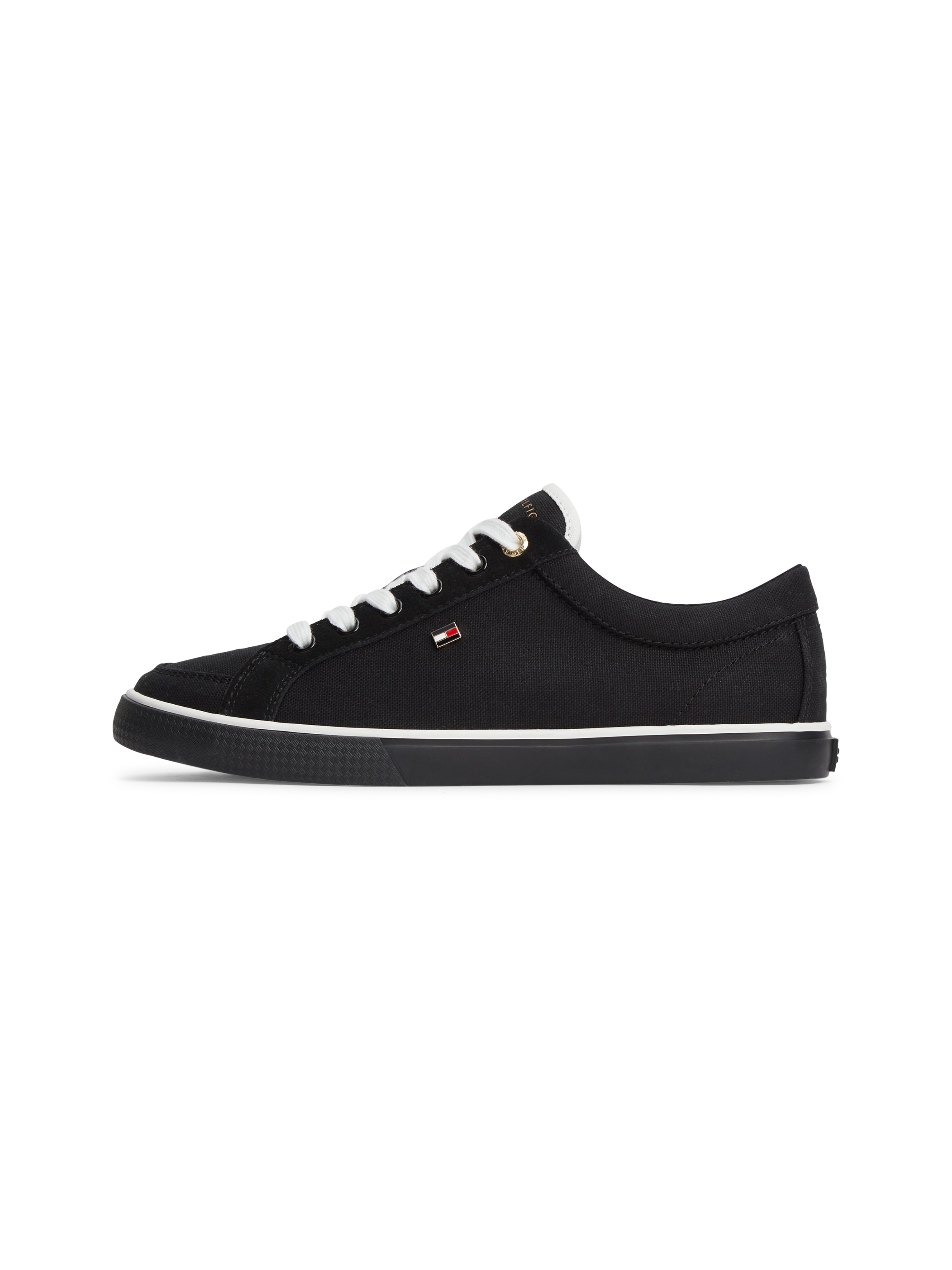 Tommy Hilfiger Sneaker »TH LOW VULC«  Freizeitschuh, Schnürschuh mit Logoschriftzug an der Schuhzunge