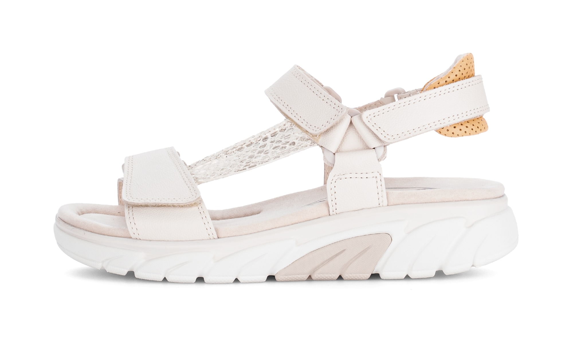 rollingsoft Sandalette  Keilabsatz, Riemchensandale im Trekking-Look, G-Weite (=weit)