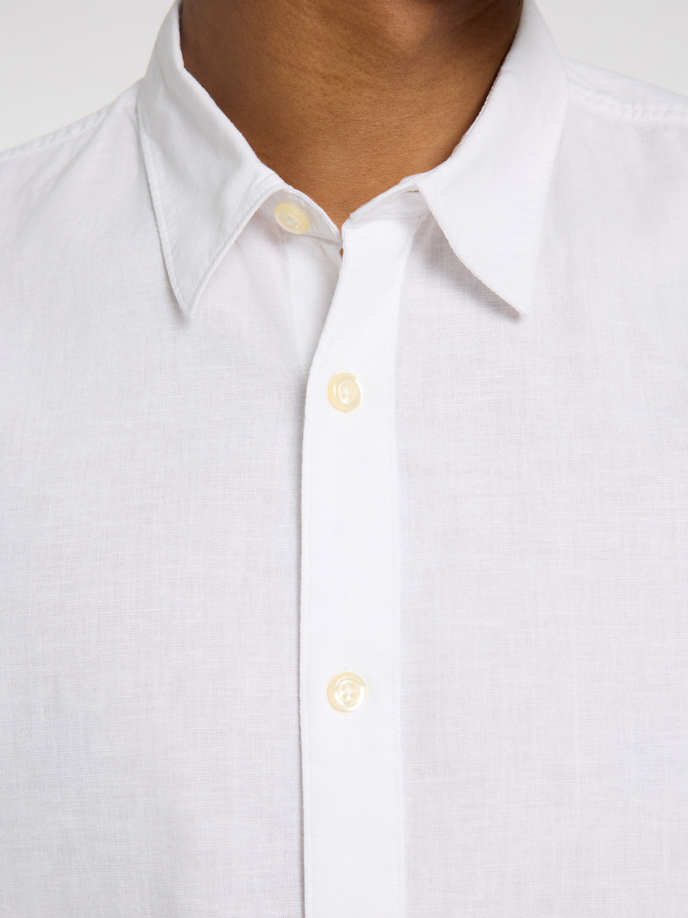 SELECTED HOMME Leinenhemd »NEW-LINEN SHIRT«, unifarben