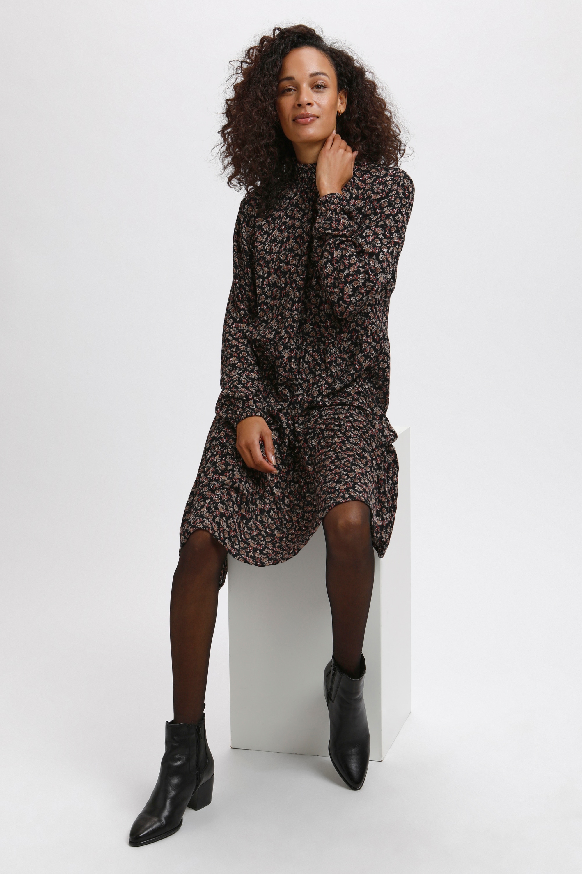 KAFFE Midikleid »Kleid KAsally«