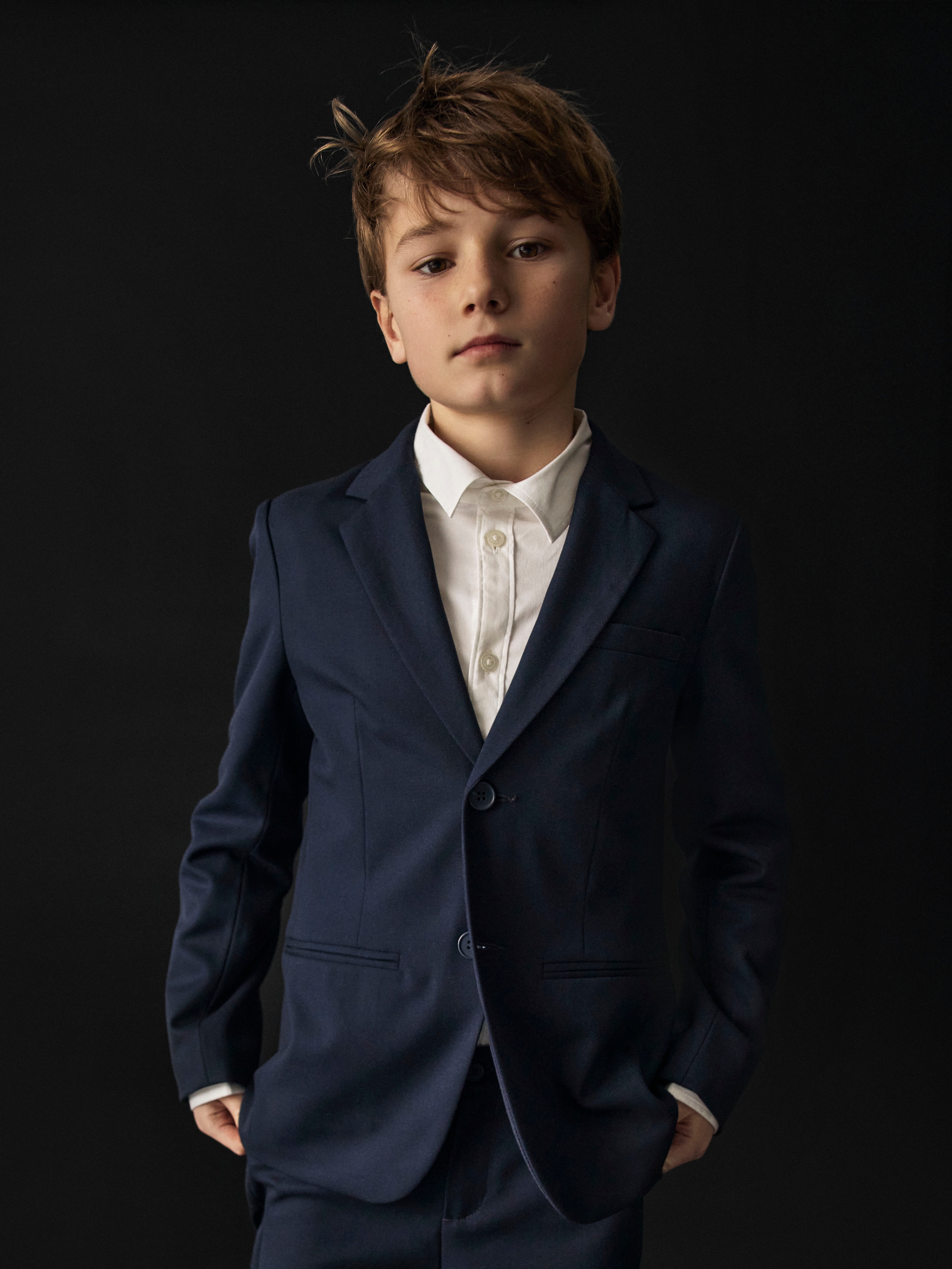 Name It Sakko »NKMROVAMEL BLAZER NOOS« Materialmix, regular fit