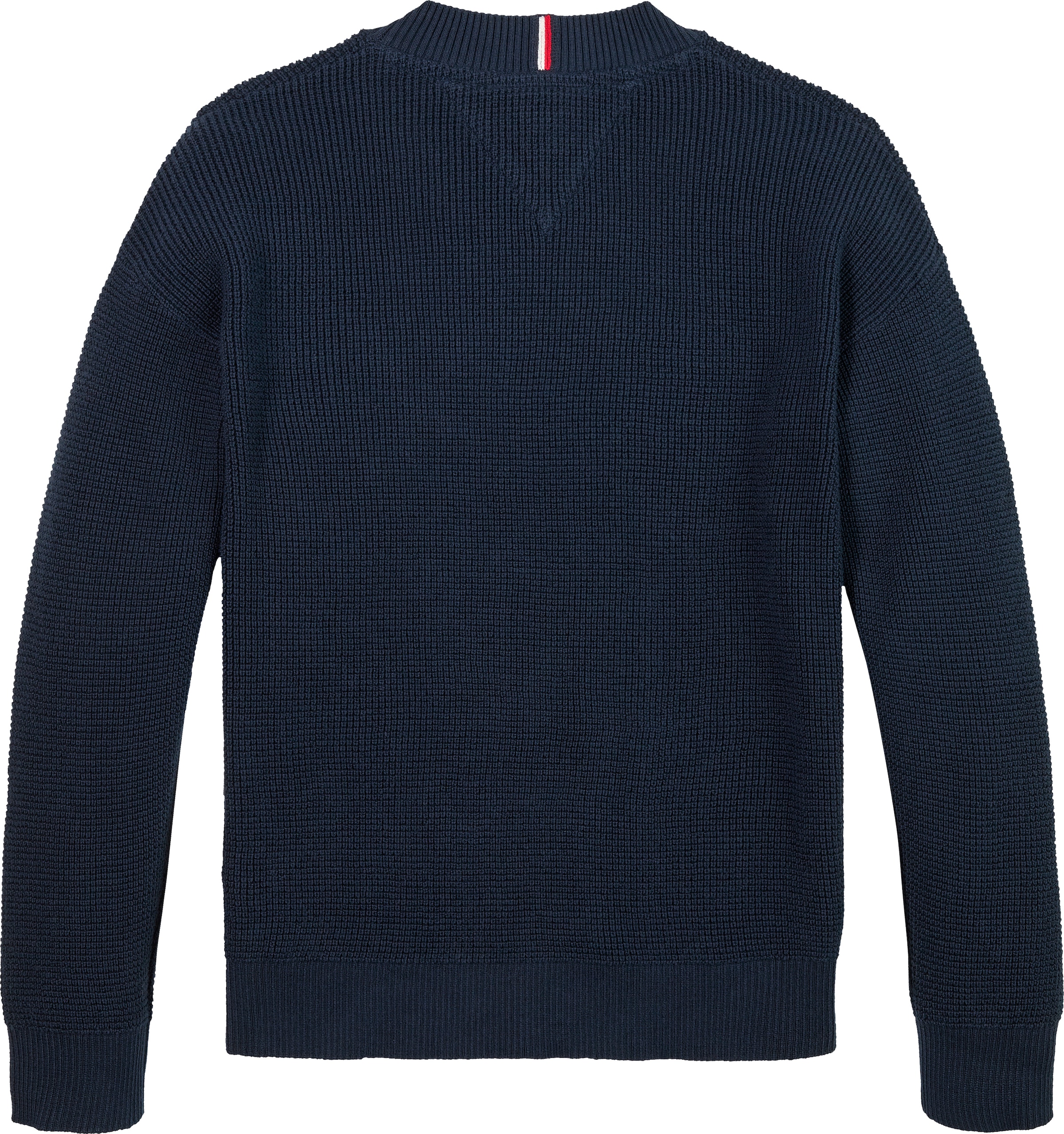 Tommy Hilfiger Rundhalspullover »COTTON TEXTURE SWEATER« für Kinder bis 16 Jahre, Strukturstrick