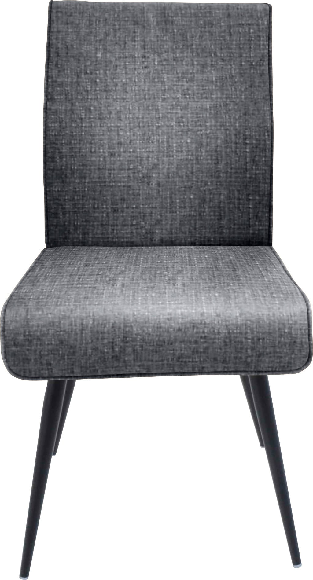 K+W Komfort & Wohnen 4-Fußstuhl »Giacomo I« () 1 Stk.4- Fußstuhl mit umlaufenden 4mm Keder am Rücken und Sitz, Metallfüße