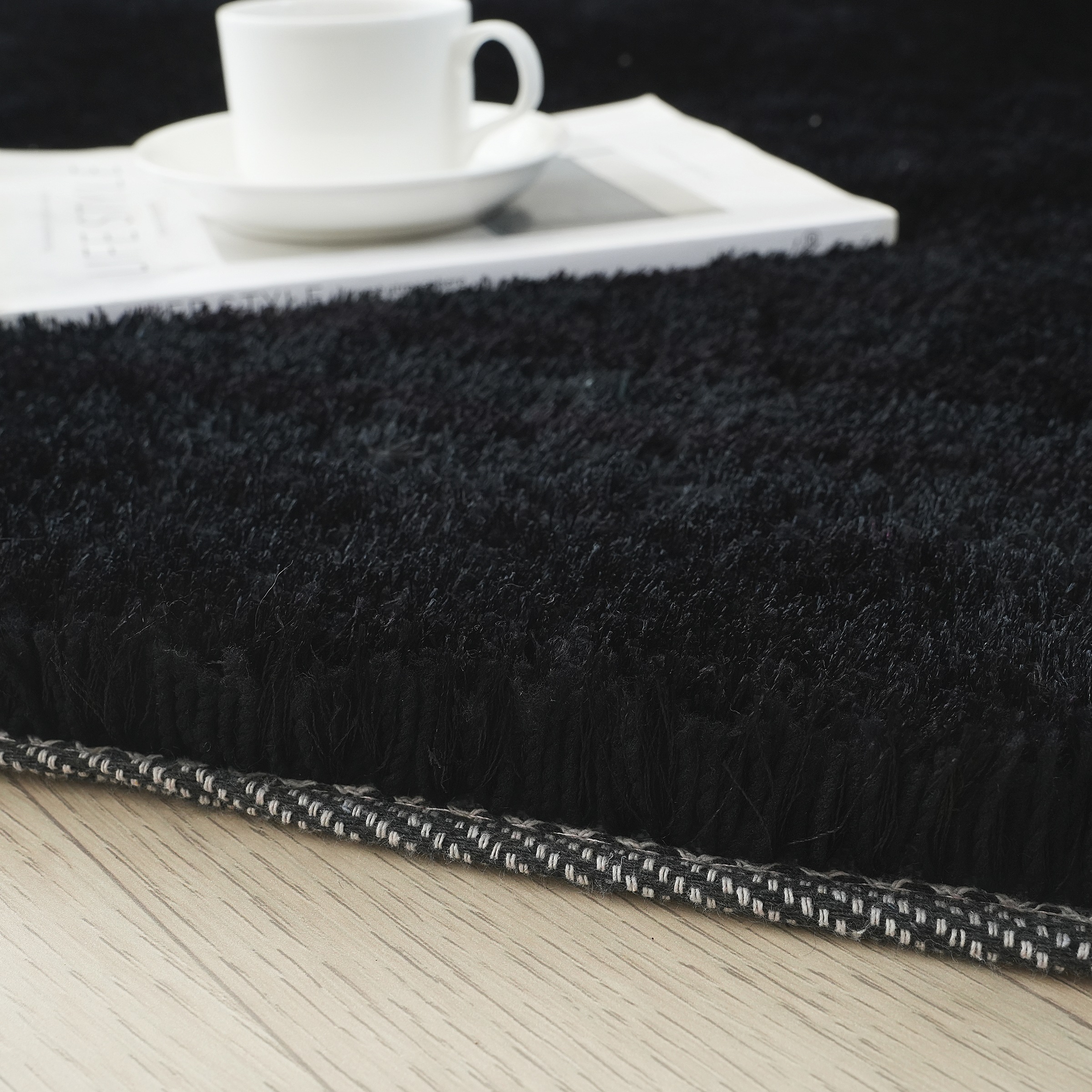 Bruno Banani Teppich »Dana Teppich, besonders weich und kuschelig, Kundenliebling«, rechteckig, 30 mm Höhe, uni, Mikrofaser Teppiche, Wohnzimmer, Schlafzimmer, Esszimmer