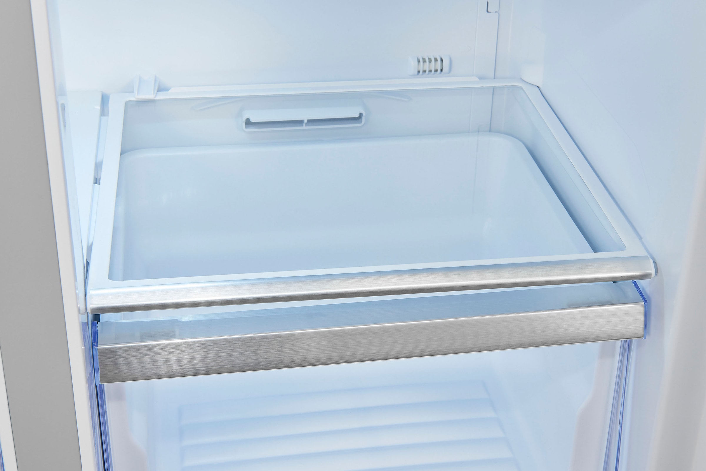 exquisit Multi Door »MD430-100-WS-200E inoxlook-az«, 432 L Volumen, Total NoFrost, Schnellgefrieren, 4 Sterne