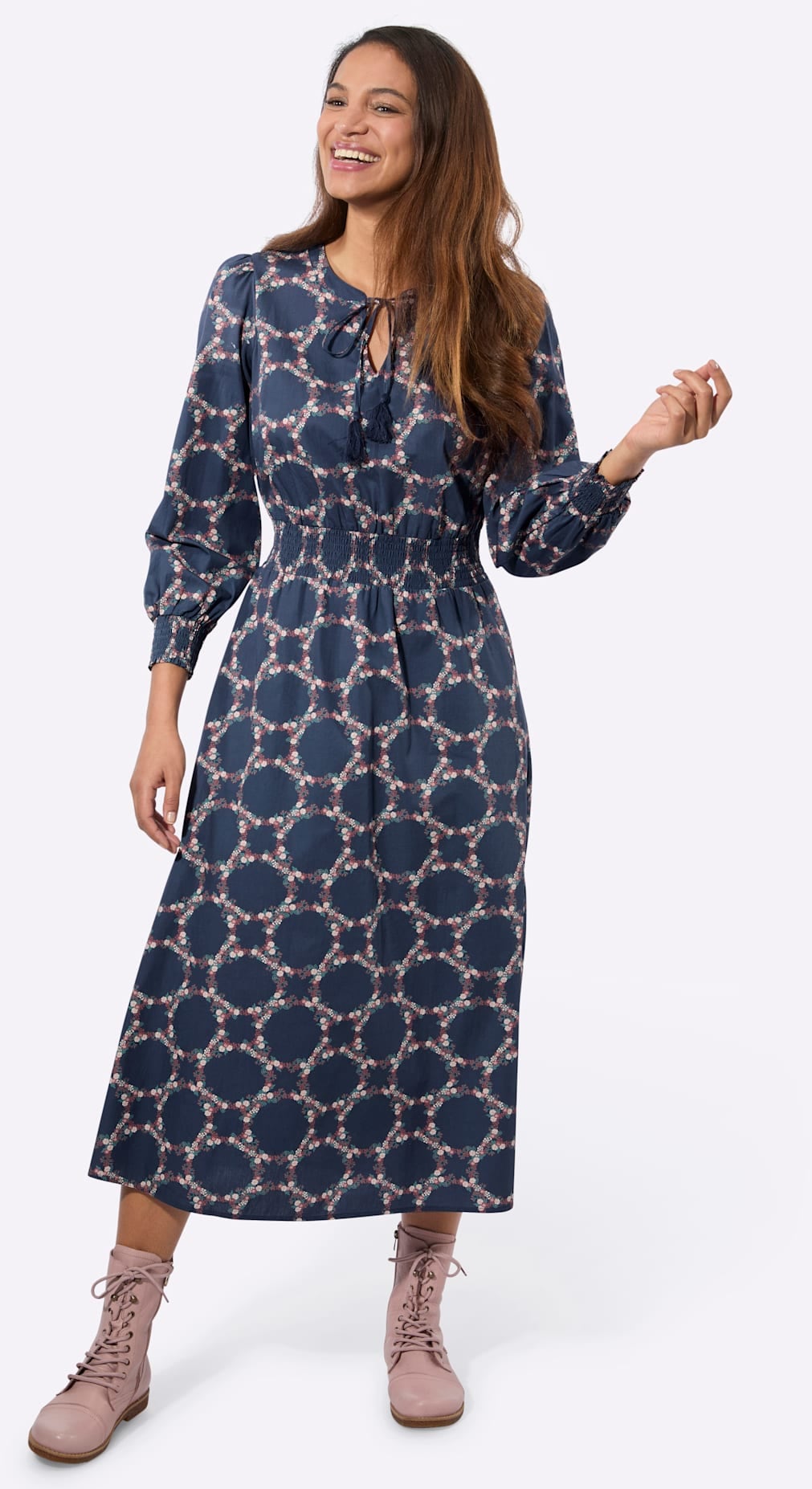 Inspirationen Maxikleid »Webkleid« Nahttasche