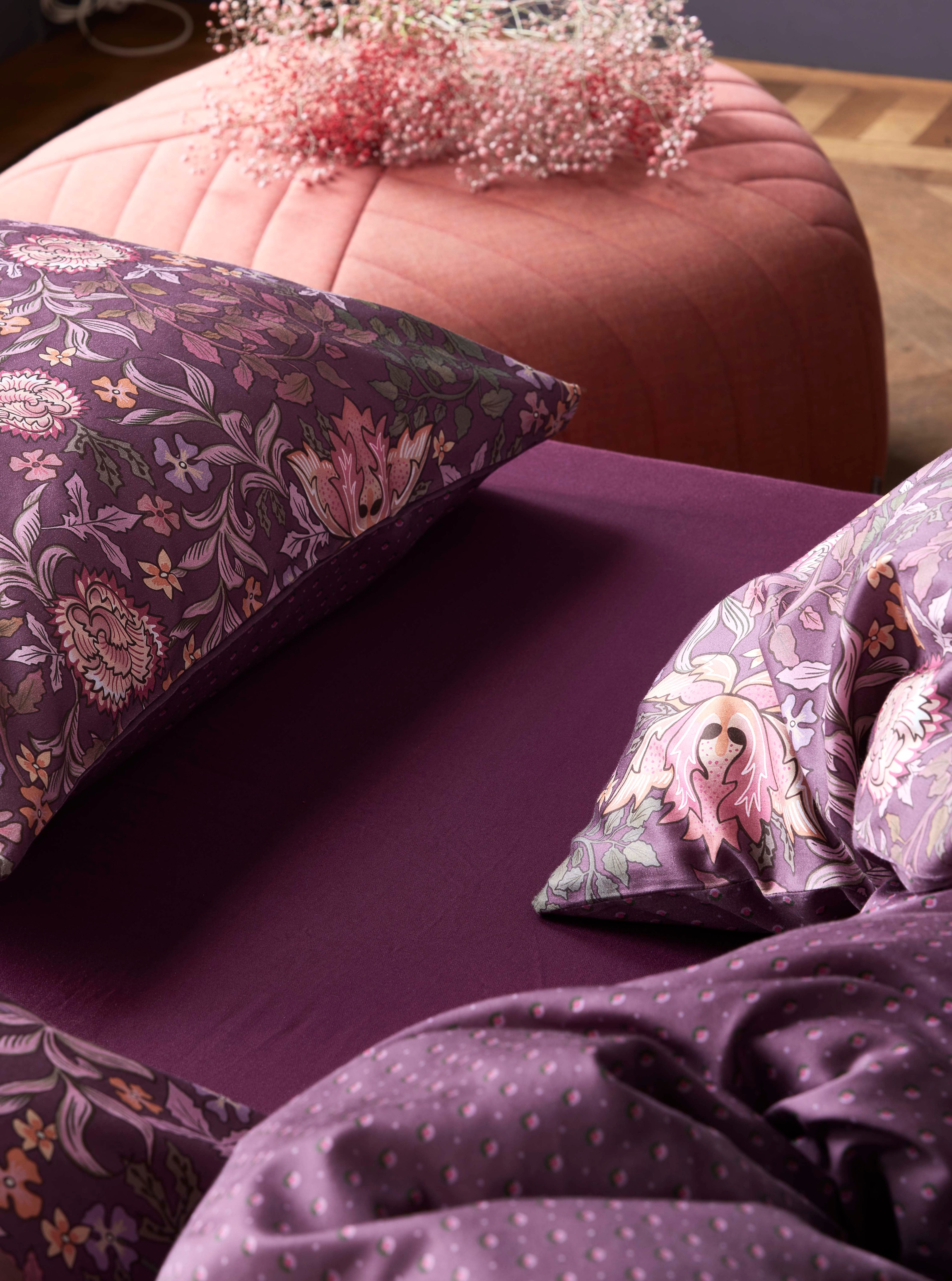 Essenza Wendebettwäsche »Ophelia, Baumwoll-Satin« 2 Stk. tlg.