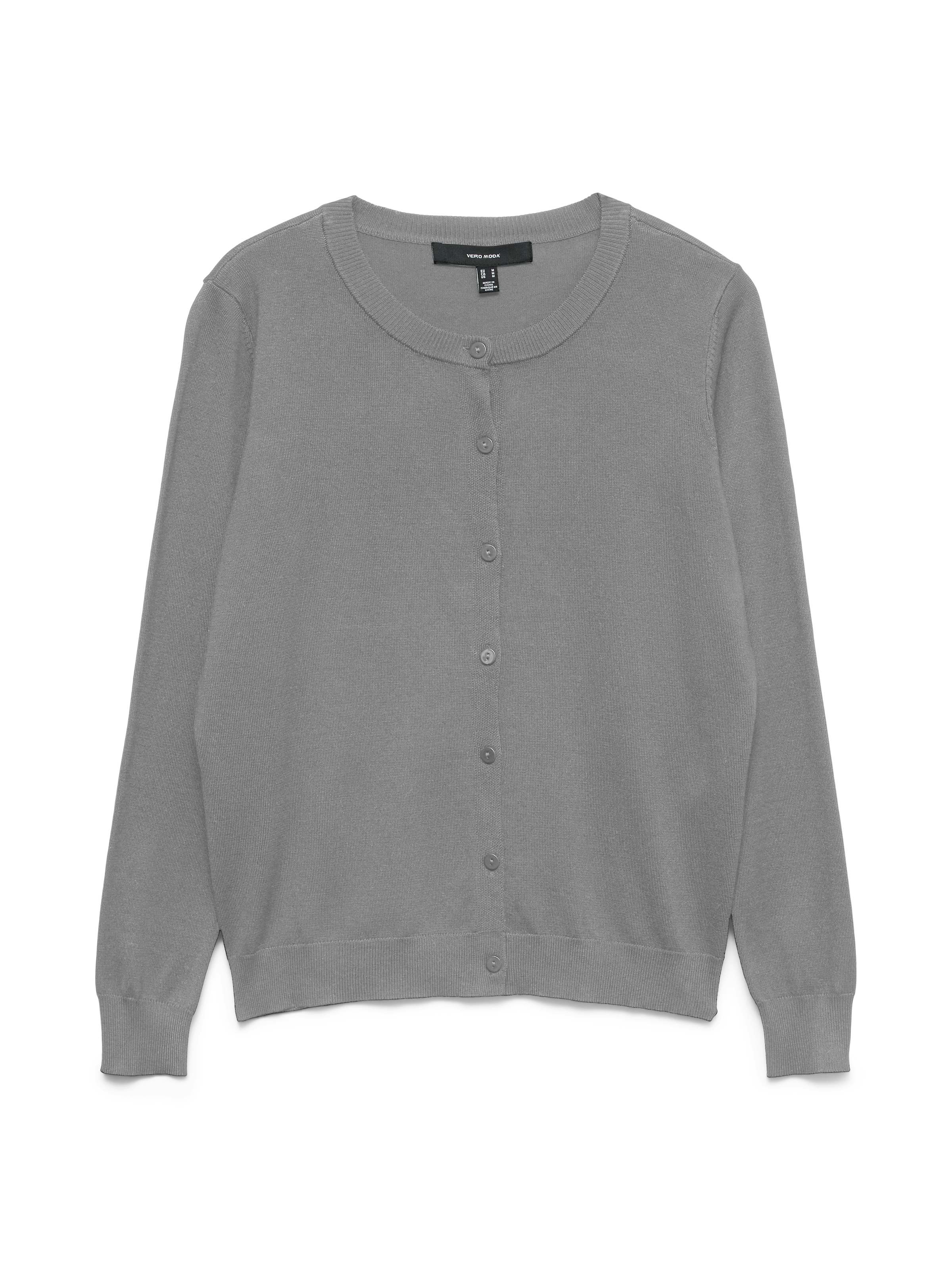 Vero Moda Strickjacke »VMSILJE LS O-NECK CARDIGAN NOOS« Viskosemischung, regular fit