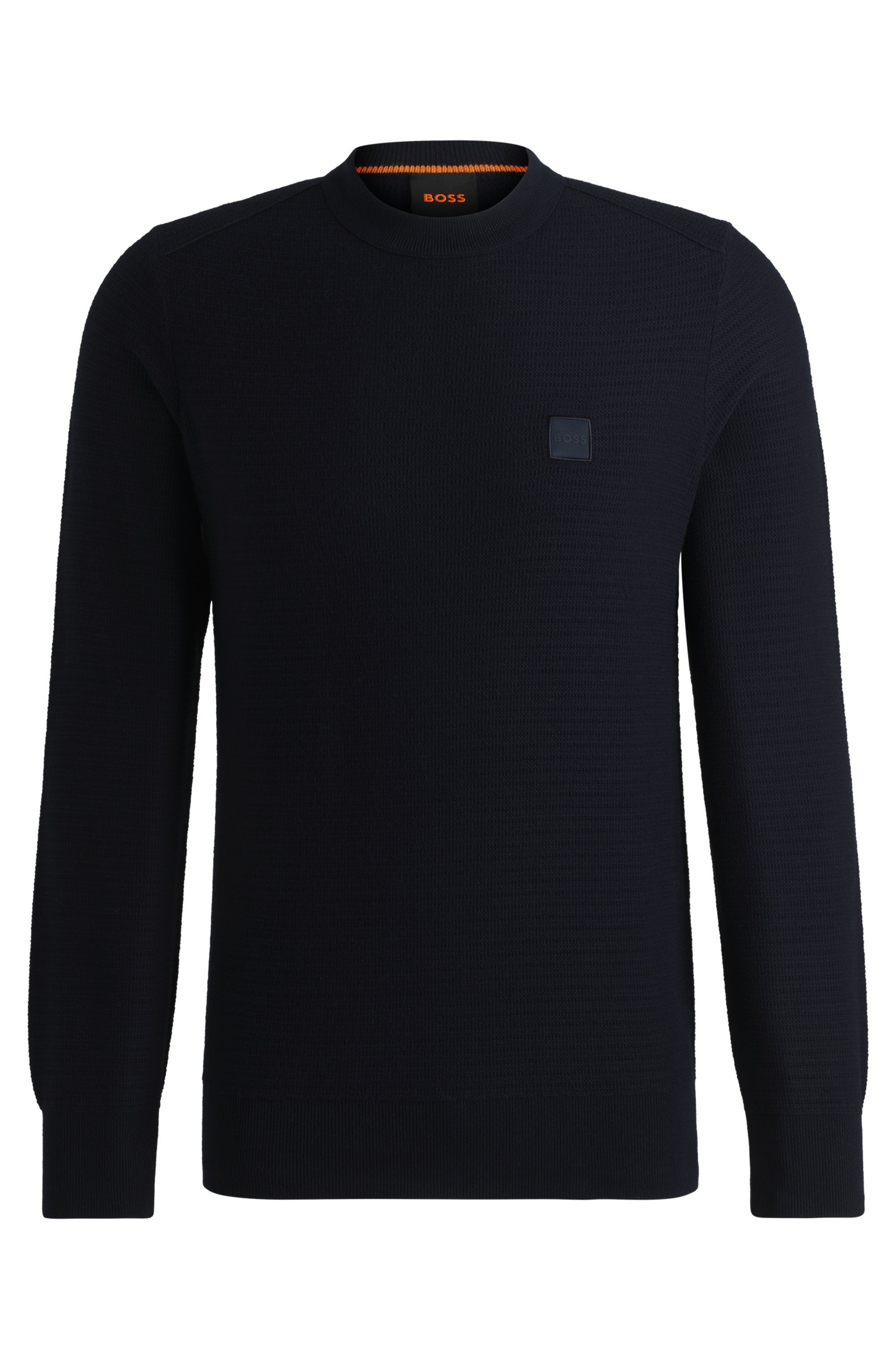 BOSS ORANGE Strickpullover »Anion«, mit BOSS-Badge