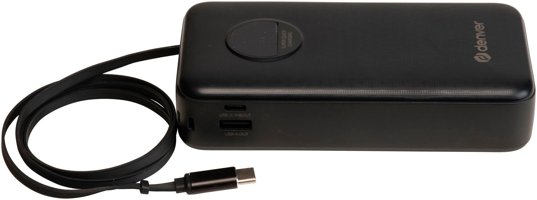 Denver Powerbank »PQC-20065 Zusatzakku 20.000mAh Schnellladefunktion«, Denver PQC-20065 Schnelllade-Powerbank 20000mAh
