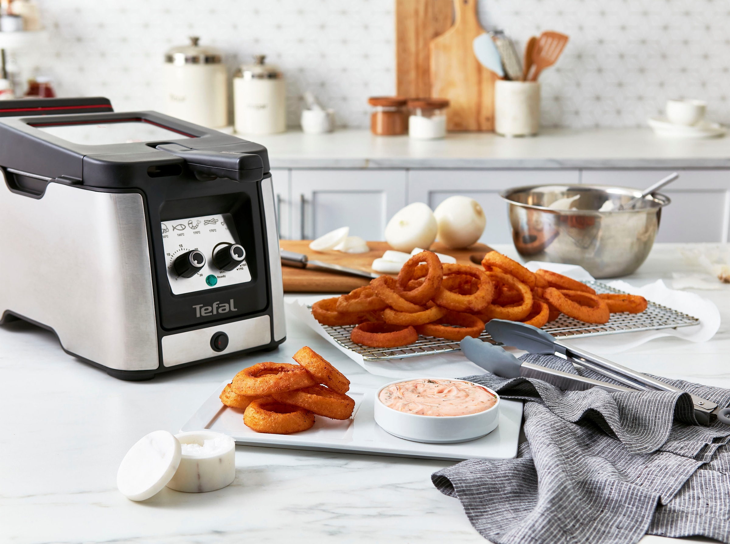 Tefal Fritteuse »Clear Duo«, 2000 W, Fassungsvermögen 3,5 l, aktives Filtersystem, Thermostat, Timer, FR600D