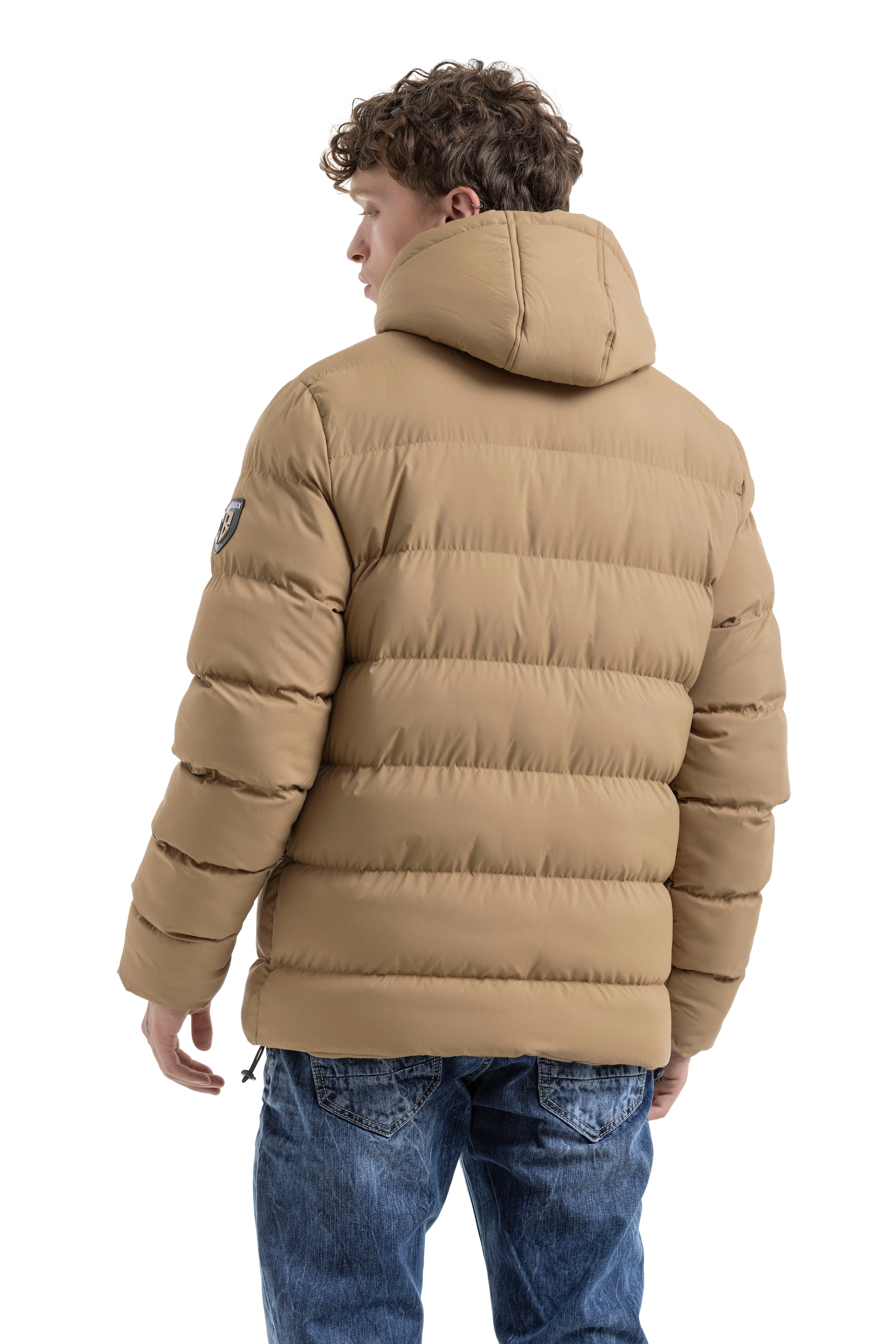 Cipo & Baxx Steppjacke mit Kapuze