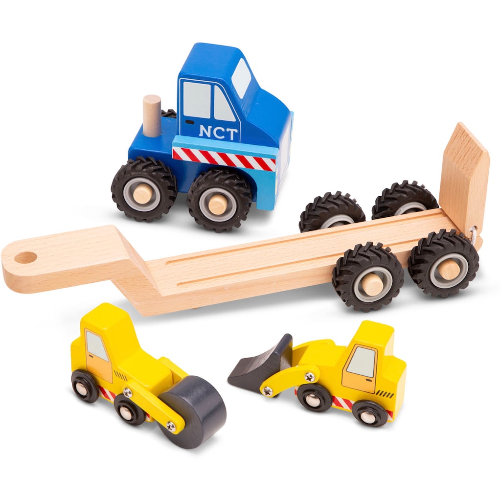 New Classic Toys® Spielzeug-Transporter »Holzspielzeug, First Driver - Autostransporter«, (Set)