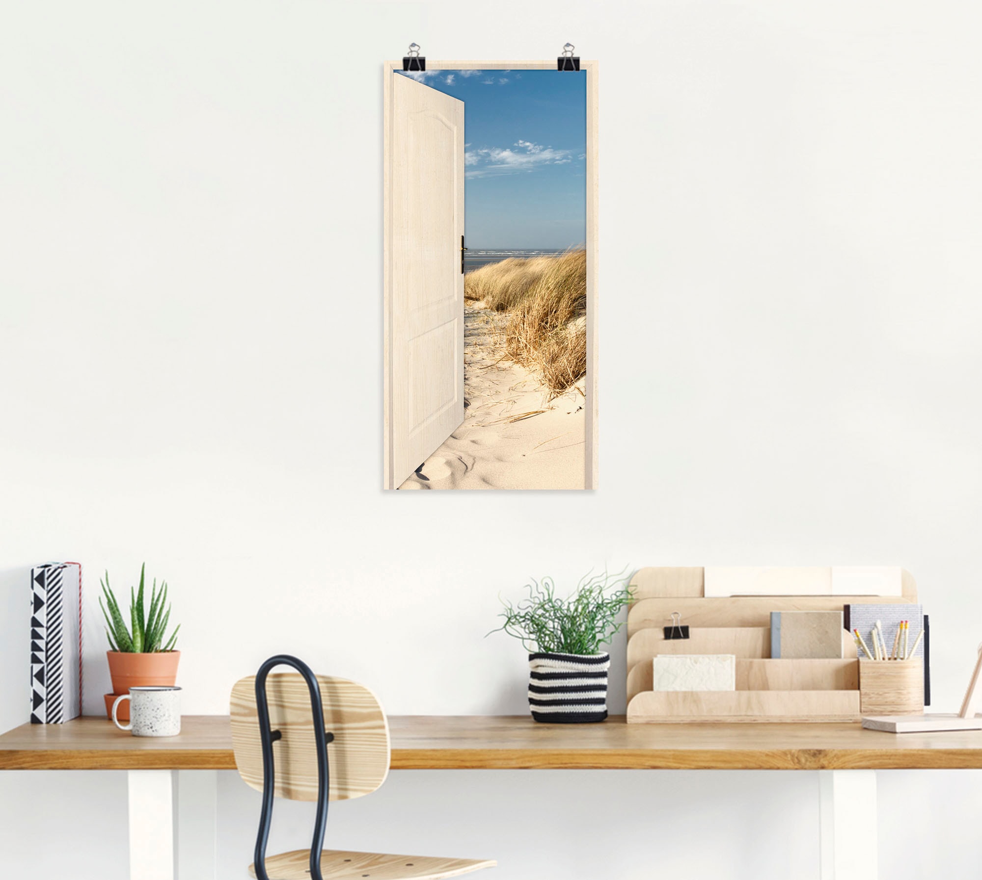Artland Wandbild »Nordseestrand auf Langeoog«, Strand, (1 St.), als Poster, Wandaufkleber in verschied. Größen