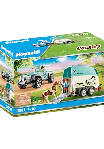 Playmobil® Konstruktions-Spielset »PKW mit Ponyanhänger (70511), Country«, (44 St.),... kaufen