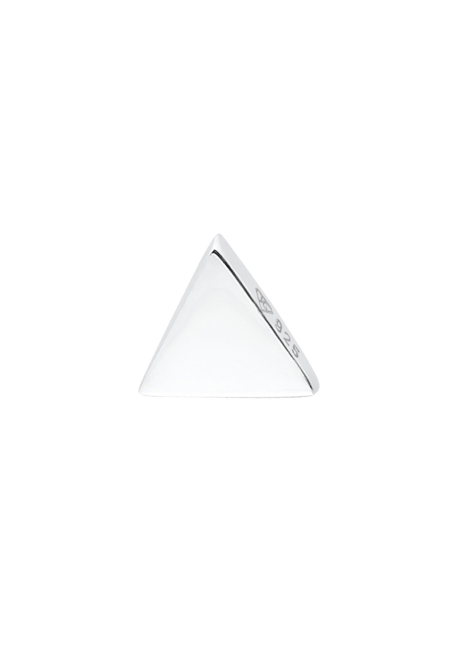 Elli Piercing-Set »Ohrringe Single Ohrstecker Dreieck Geo 925 Silber«