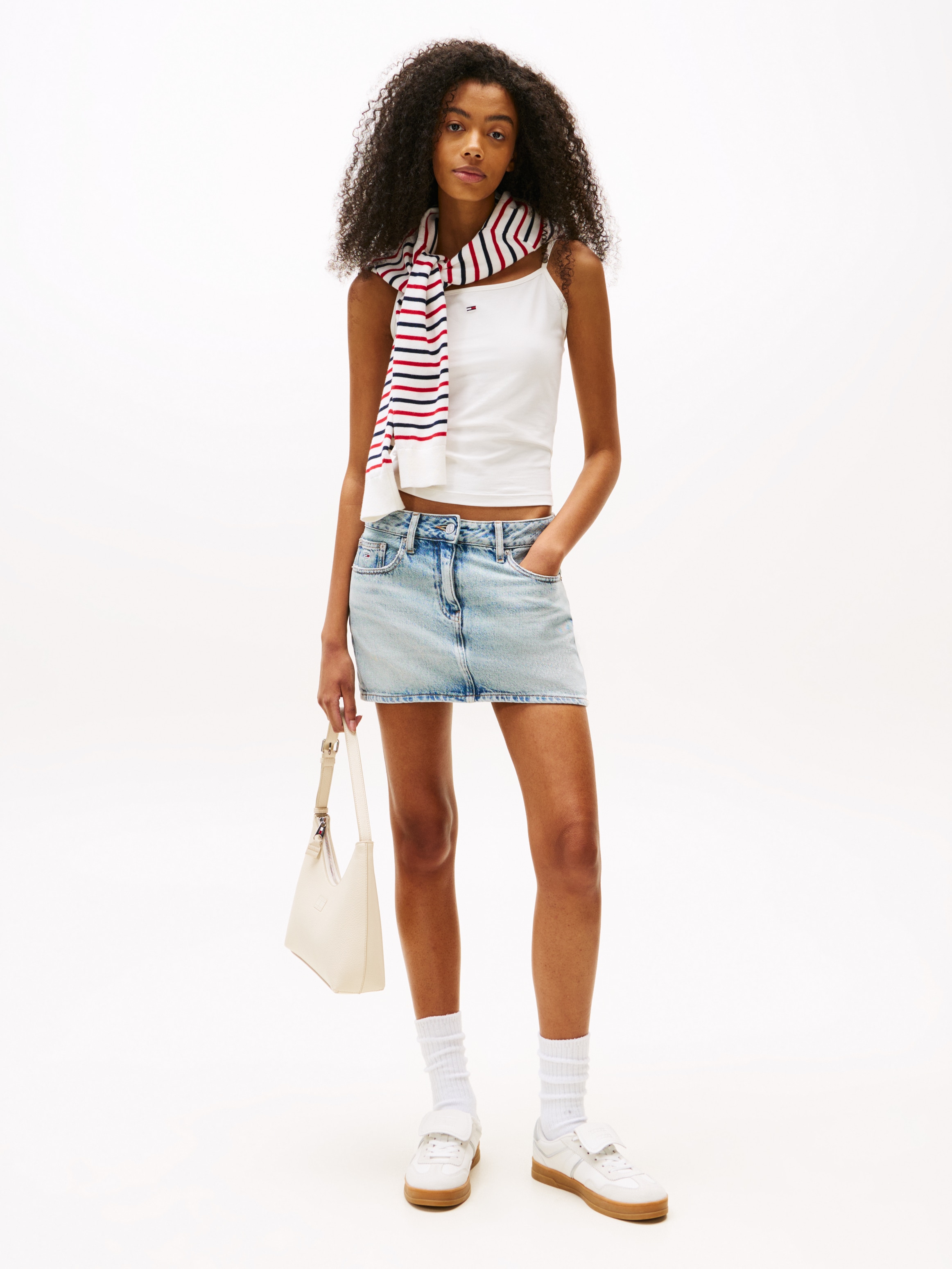 Tommy Jeans Curve Spaghettitop »TJW ESSENTIAL STRAP TOP EXT«, in Großen Größen, Spaghettiträger