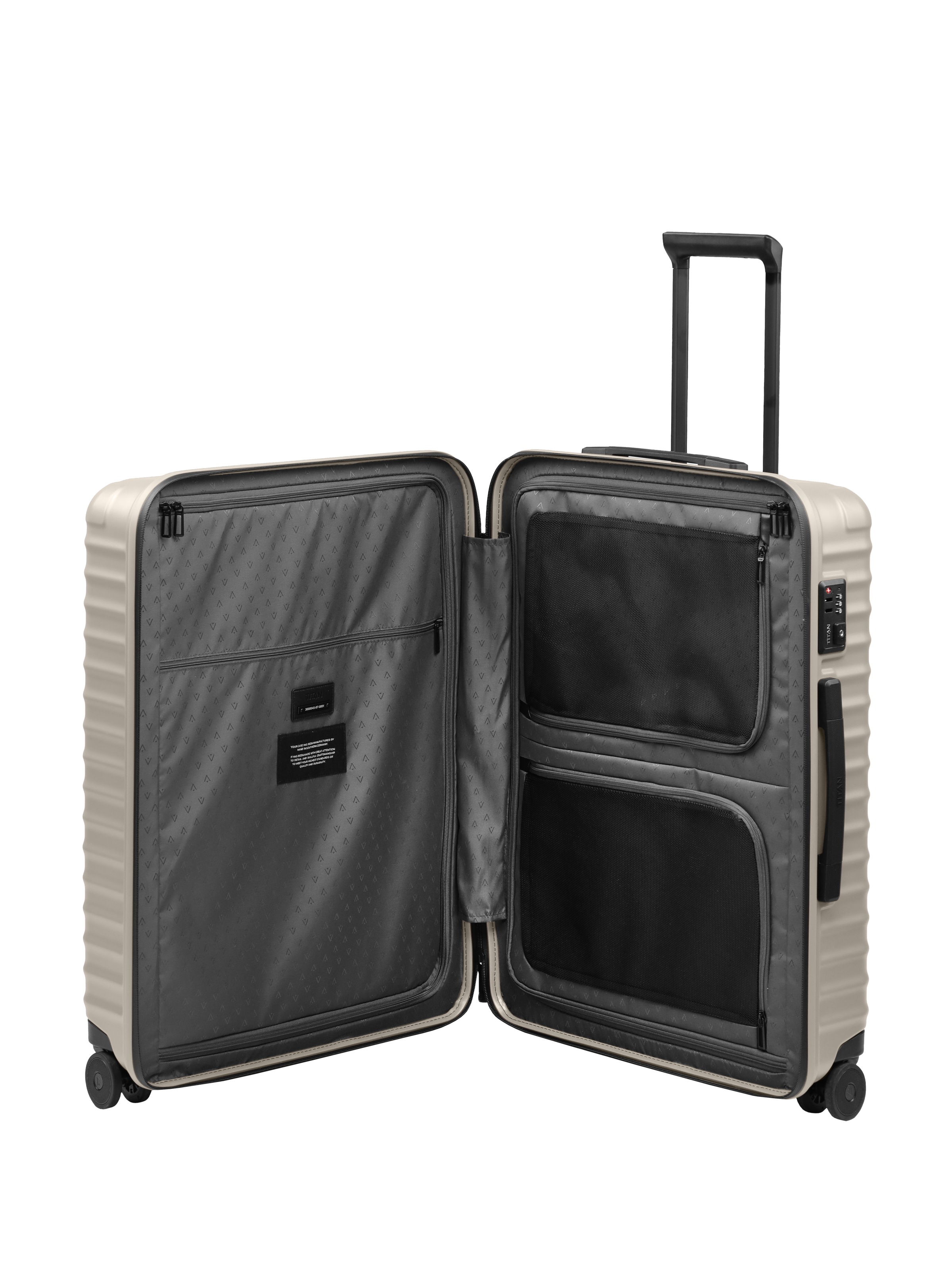TITAN - Made in Germany Hartschalen-Trolley »UPGRADE M+ Hartschalenkoffer« 80 l 4 Rollen