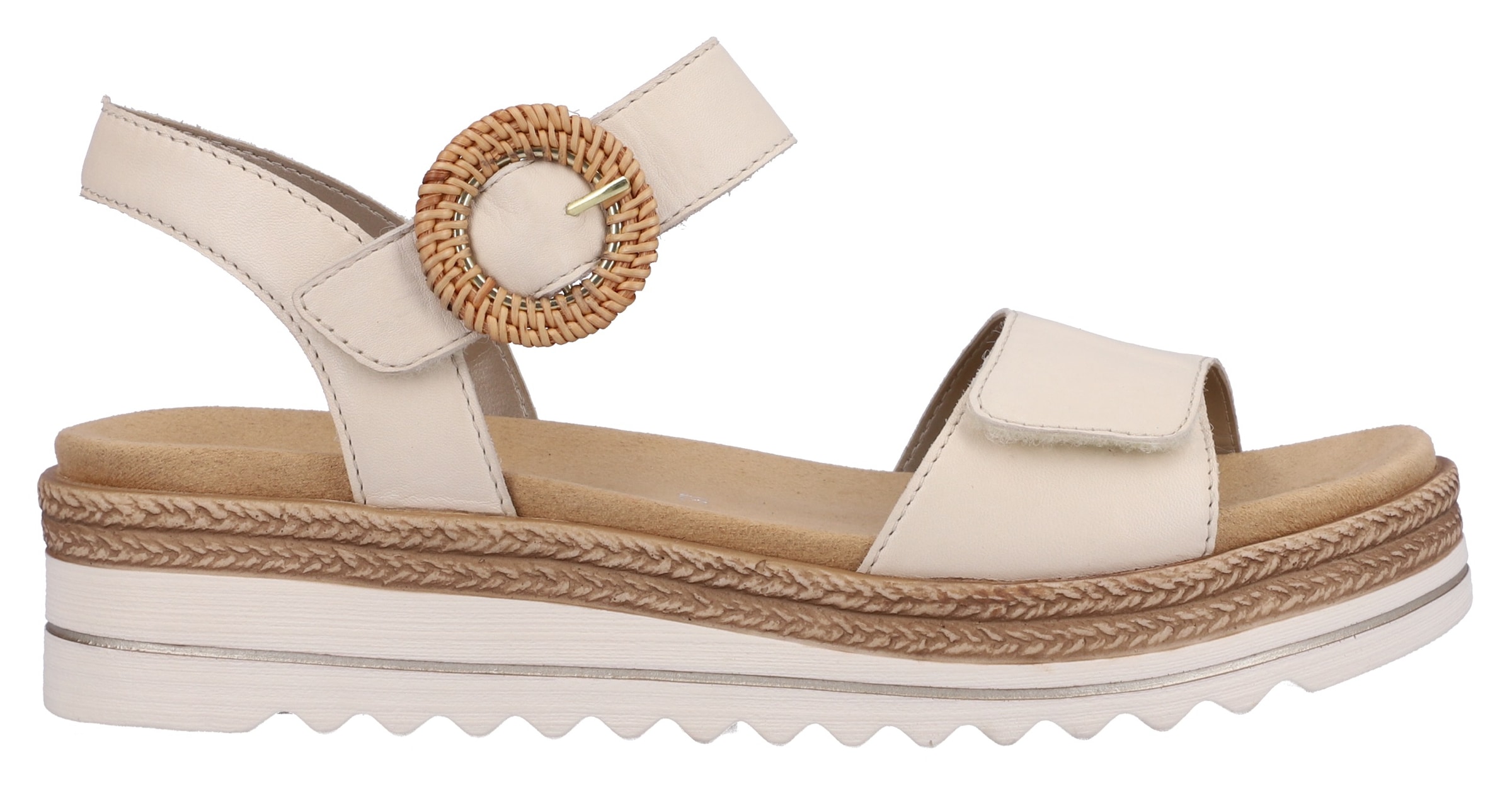 Remonte Keilsandalette, Sommerschuh, Riemchensandale mit praktischem Klettverschlüssen