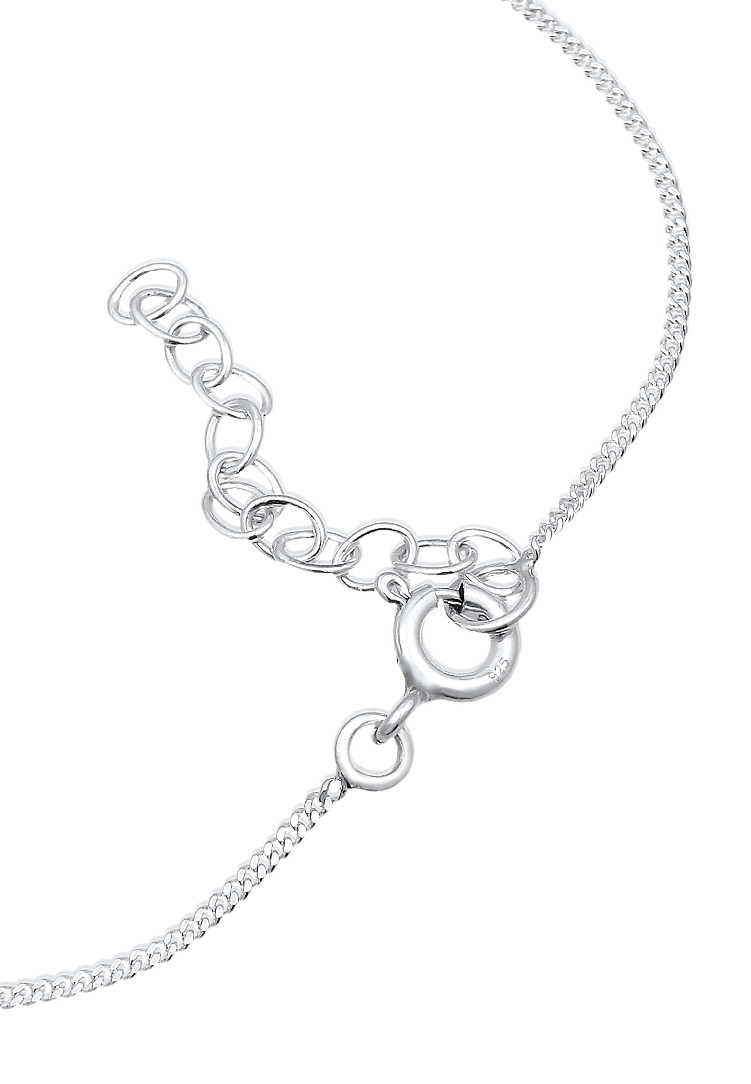 Elli Armkette »Armband Armband Rosen-Anhänger 925 Sterling Silber«