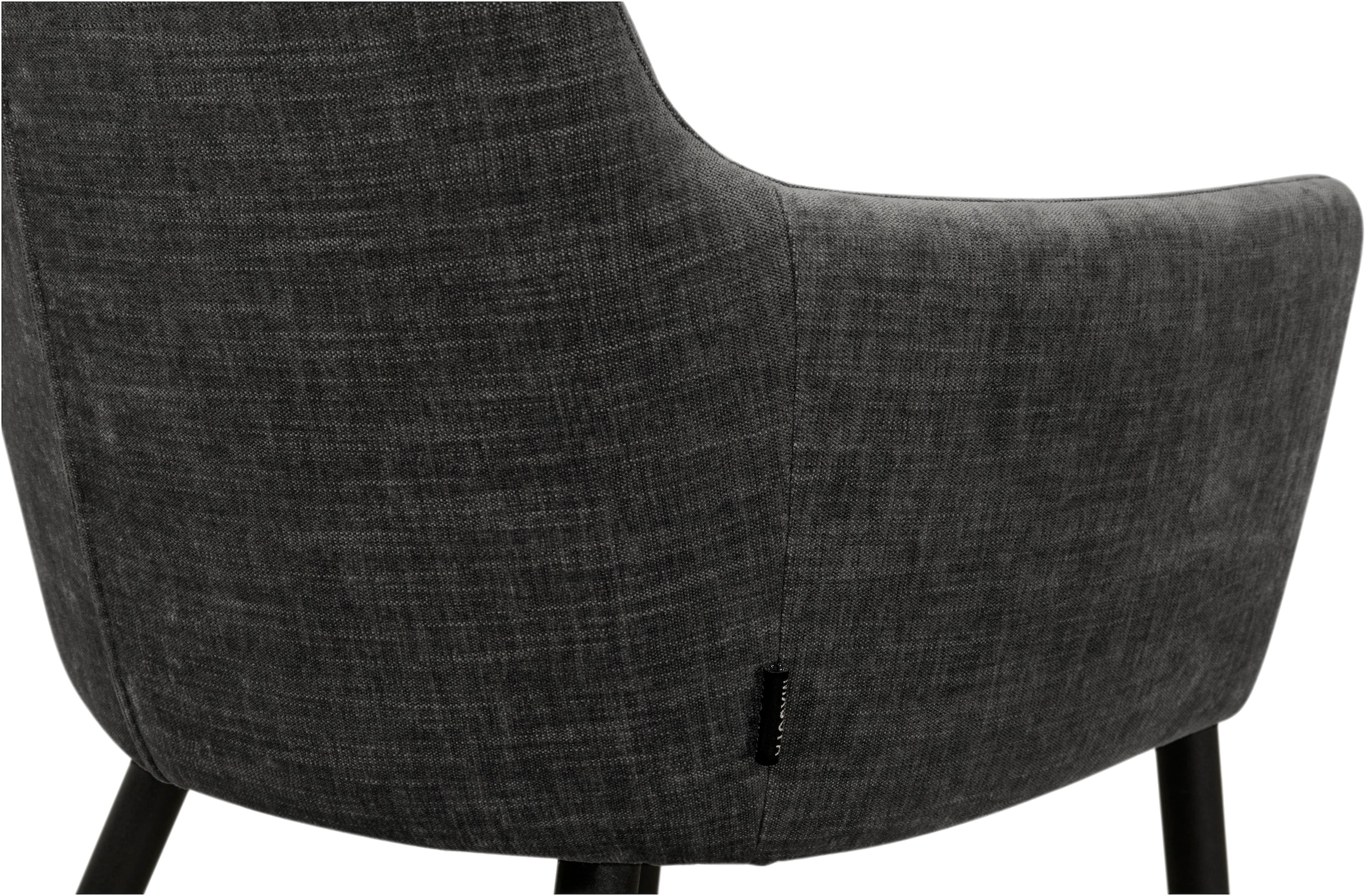 OMG Design Armlehnstuhl »Donna«, (Set), 2 St., Stoff, Schalenstuhl, bequem gepolstert, Esszimmerstuhl