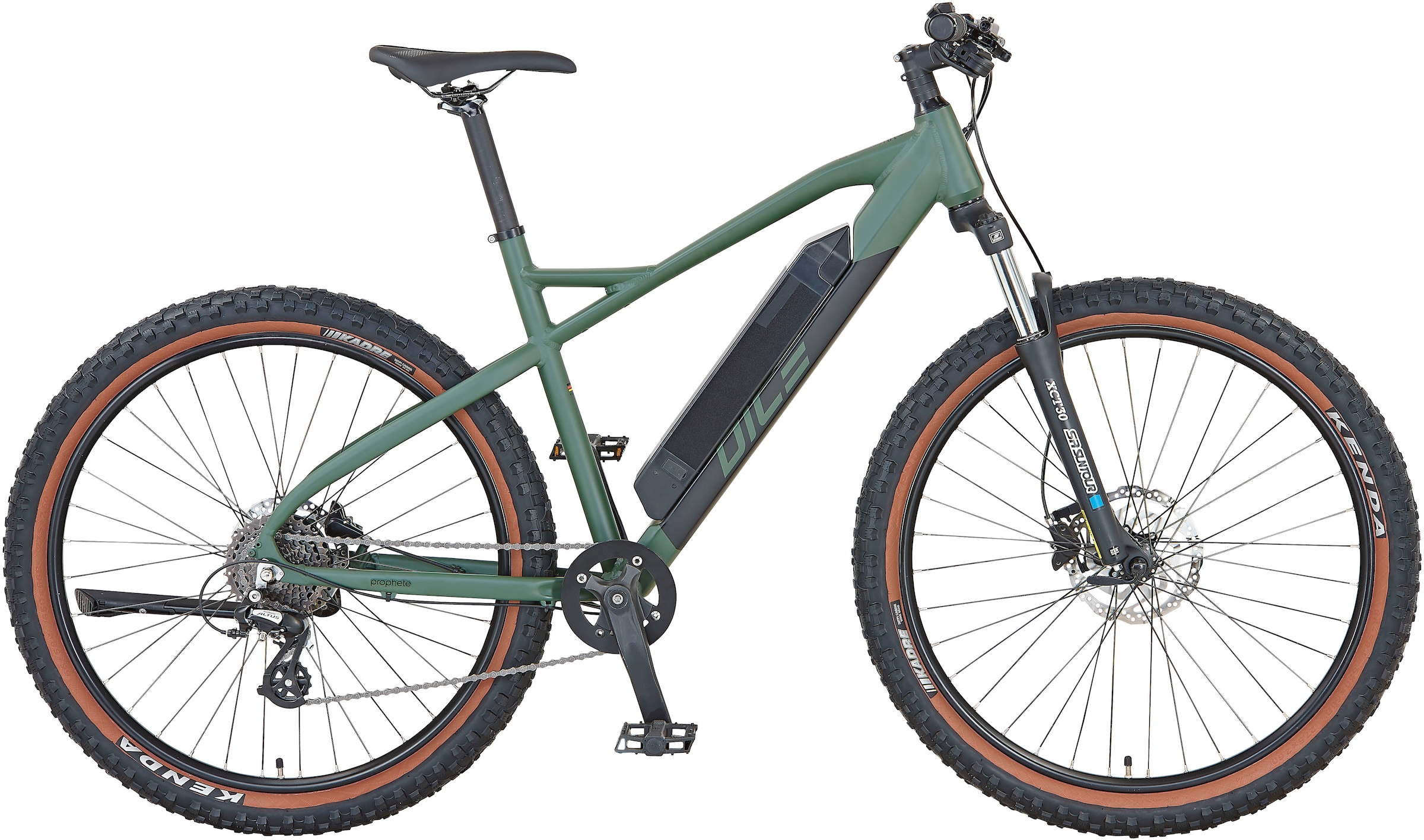 Prophete E-Bike »DICE 1.0«, 8 Gang, Shimano, Altus, Heckmotor 250 W, Pedelec, Elektrofahrrad für Damen u. Herren, MTB