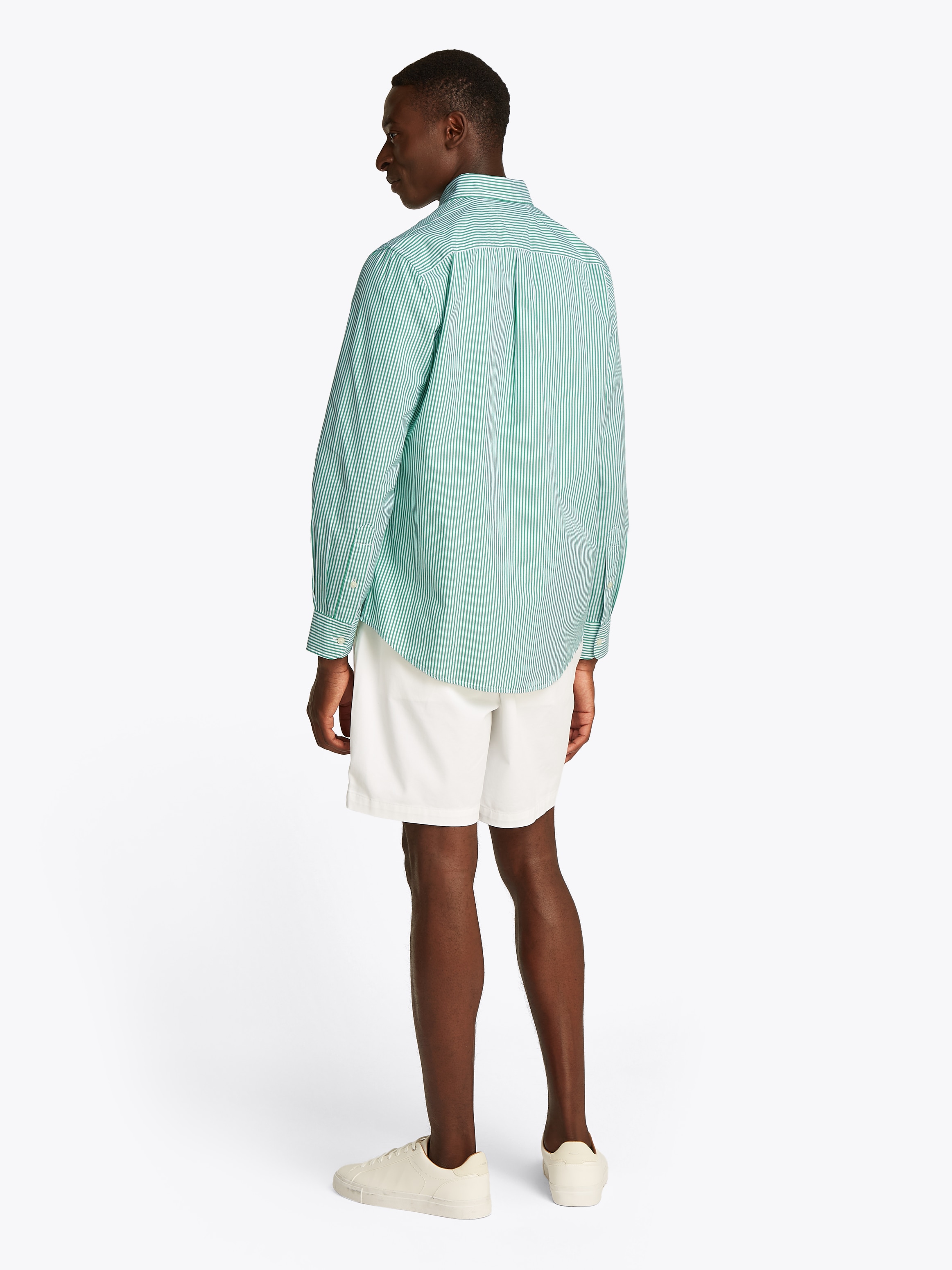 Tommy Hilfiger Langarmhemd »FLEX POPLIN CLASSIC STP RF SHIRT«, mit Sreifenmuster