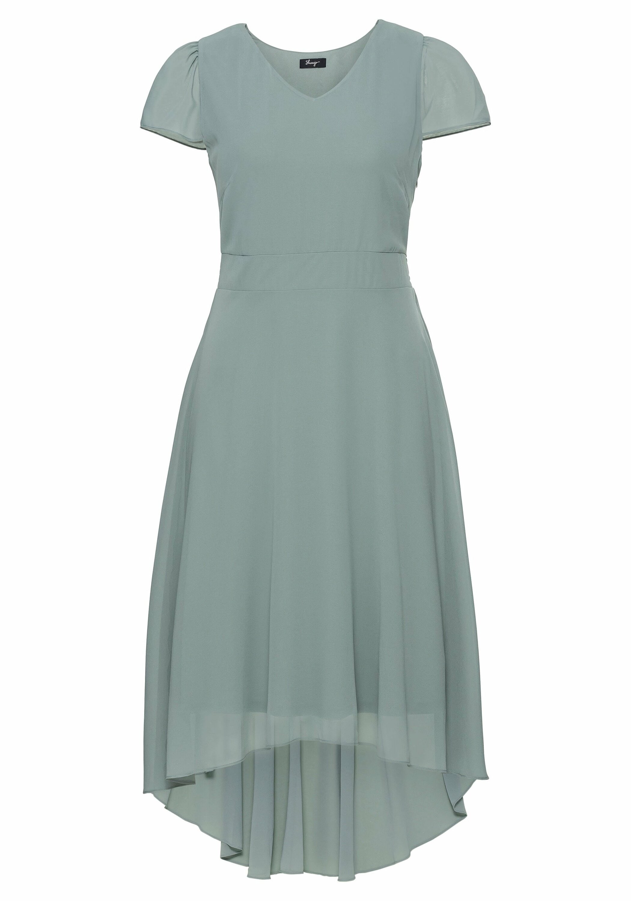 Sheego Abendkleid »Abendkleid mit Flügelärmeln«, mit Flügelärmeln