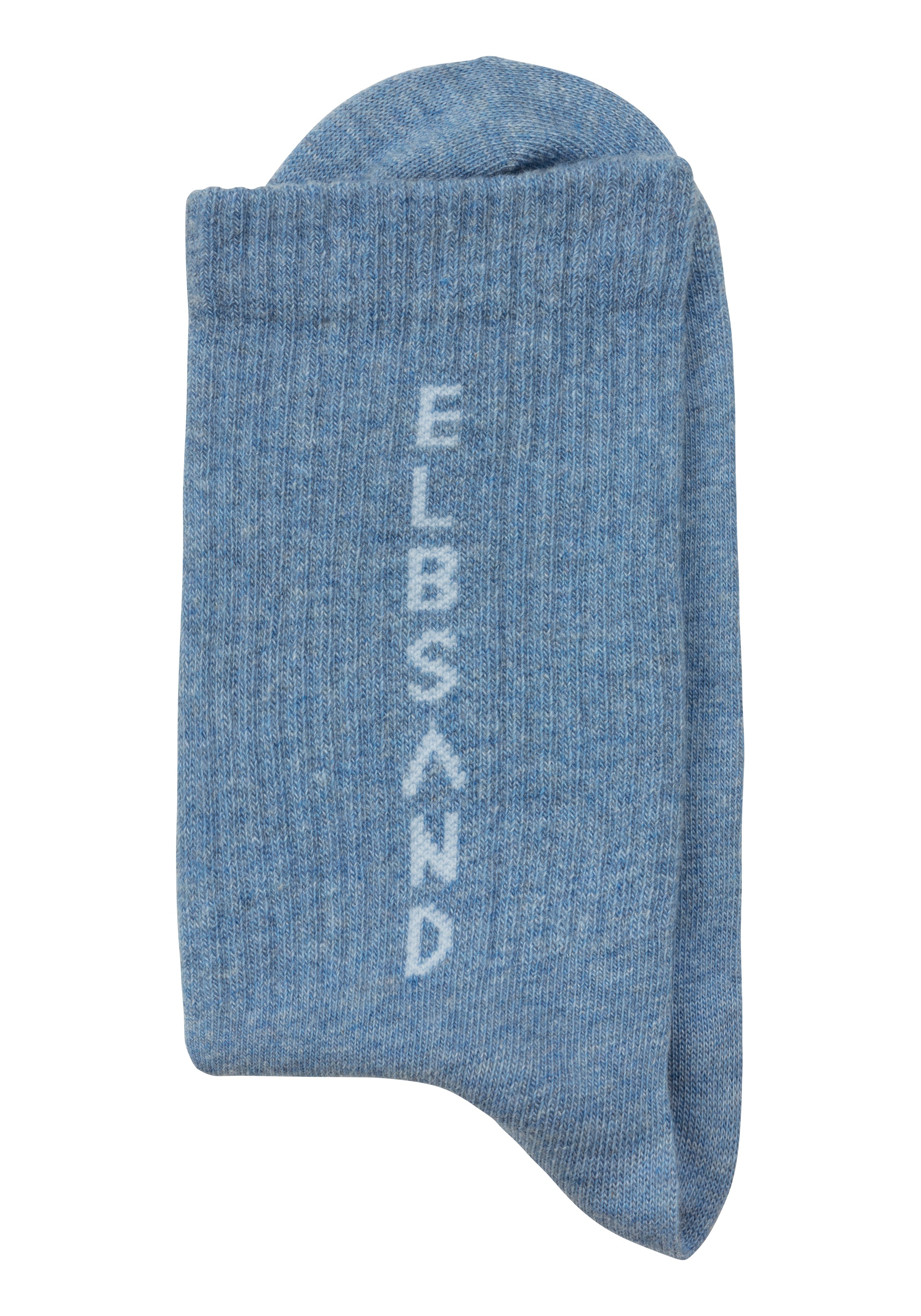 Elbsand Socken, (Packung, 3 Paar), mit eingestricktem Schriftzug