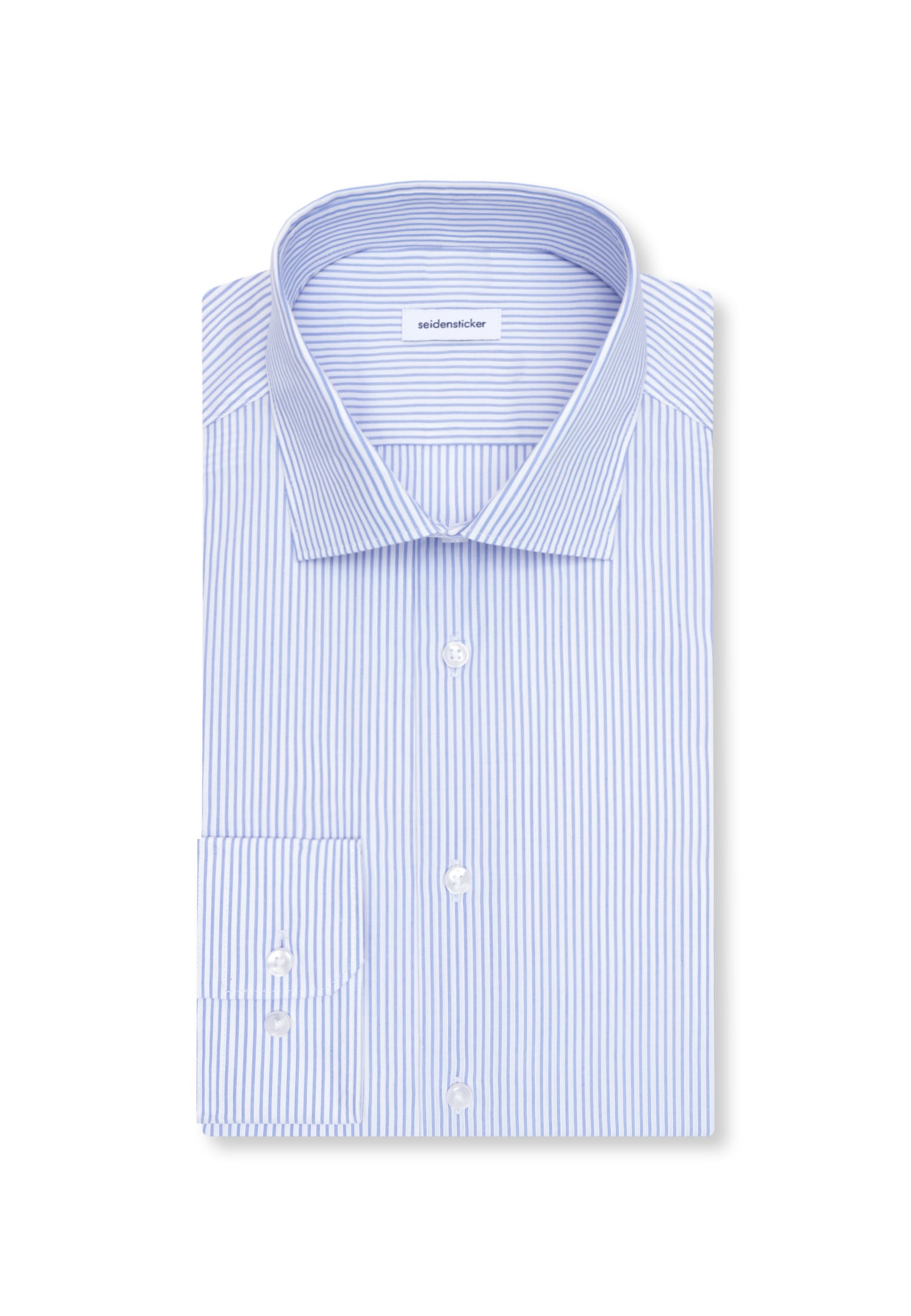 seidensticker Businesshemd »Schwarze Rose« Slim 1/1 Kentkragen Gestreift