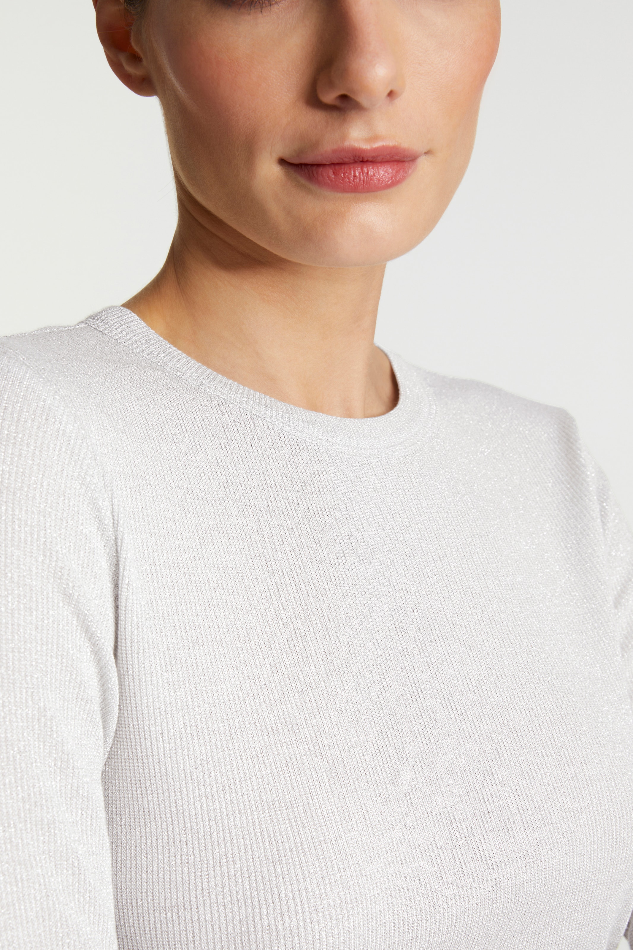 RICHROYAL Longsleeve, aus glitzerndem Lurex