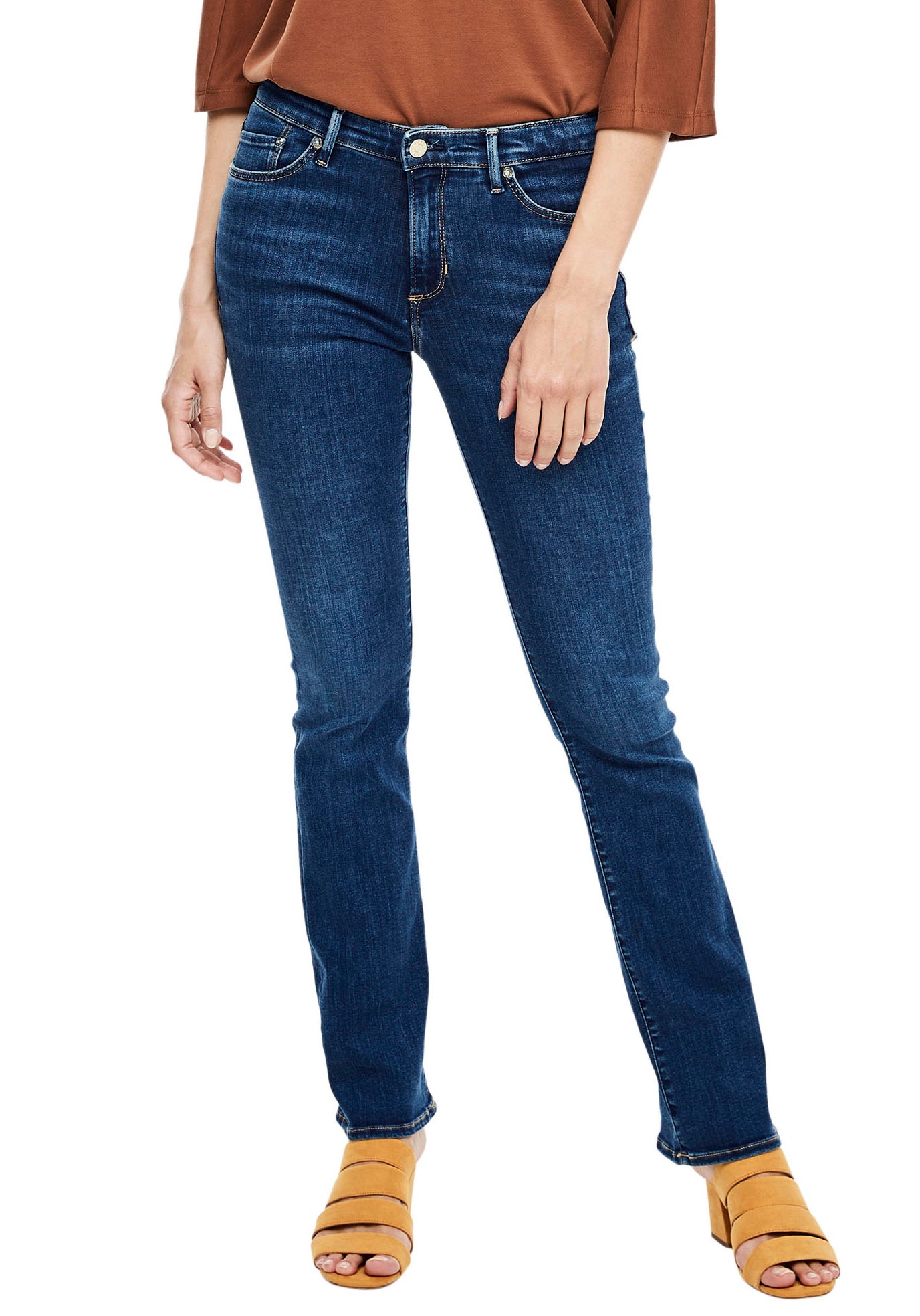 s.Oliver Bootcut-Jeans »Betsy«, in cooler, authentischer Waschung