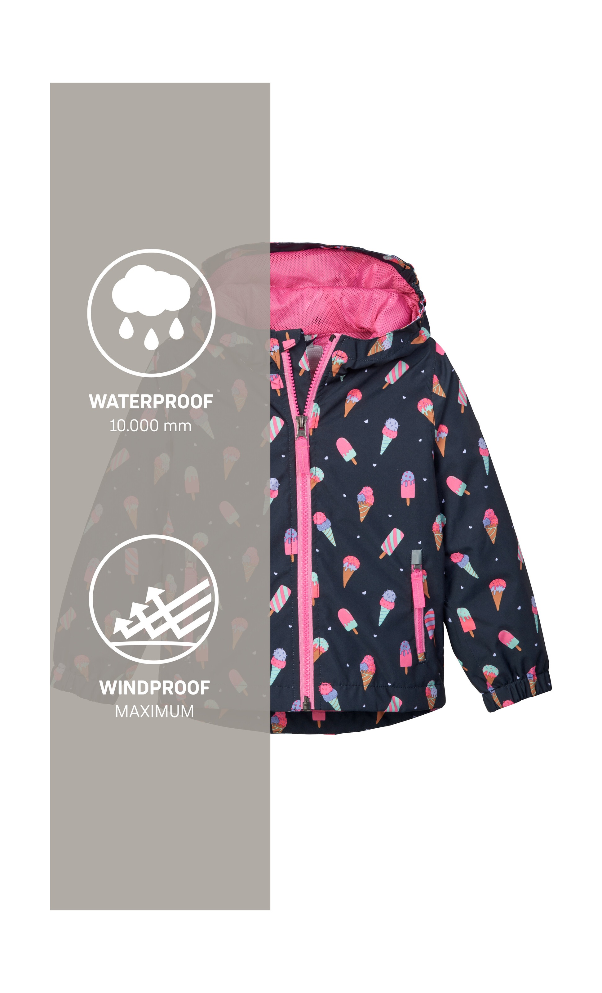 first instinct by killtec Funktionsjacke »FIOS 5 MNS JCKT«, Wasserdichte Funktionsjacke mit Grow-Up-Funktion