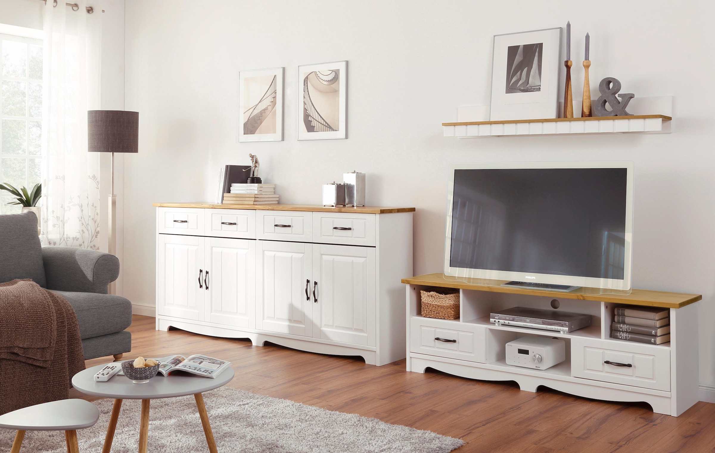 Home affaire Sideboard »Trinidad«, Kommode, Breite 194 cm