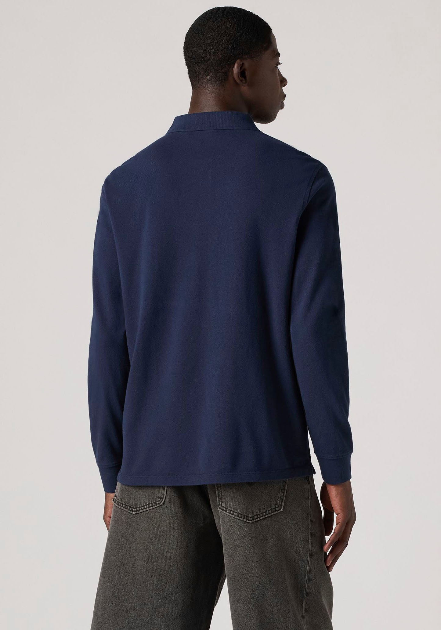 Levi's® Langarm-Poloshirt »LS HM POLO« Polokragenverschluss in 3-Knopf-Form