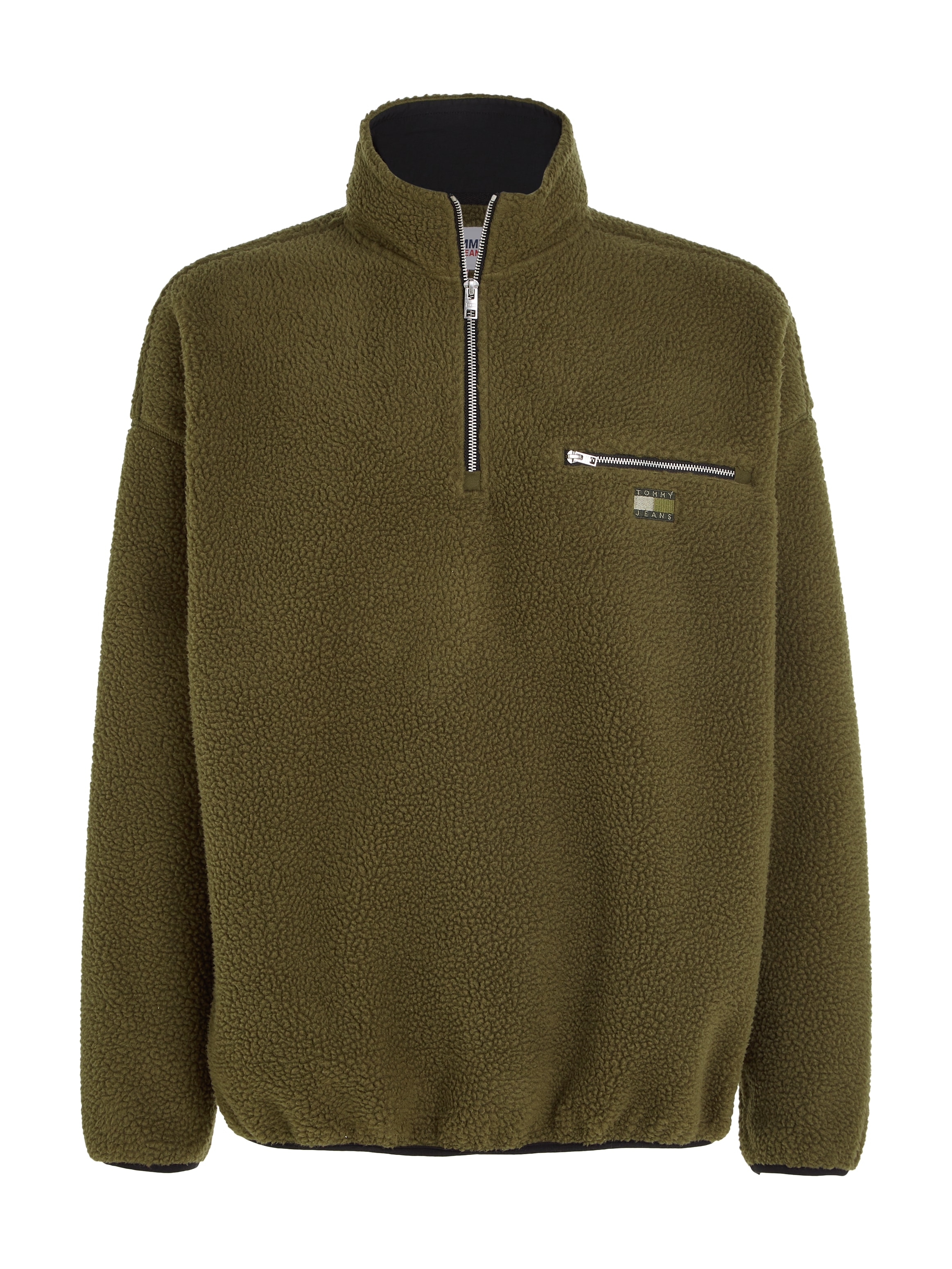 Tommy Jeans Fleecepullover »TJM OVZ TONAL 1/2 ZIP SHERPA«