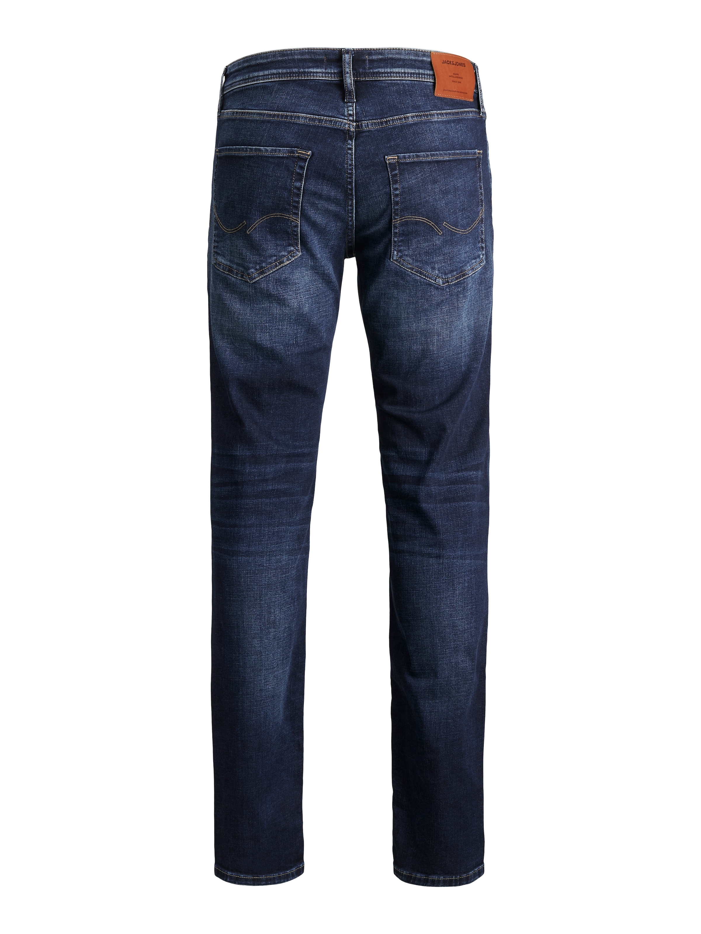Jack & Jones Regular-fit-Jeans »JJICLARK mit Used-Look und Stretch für den Alltag« mit Abriebeffekten