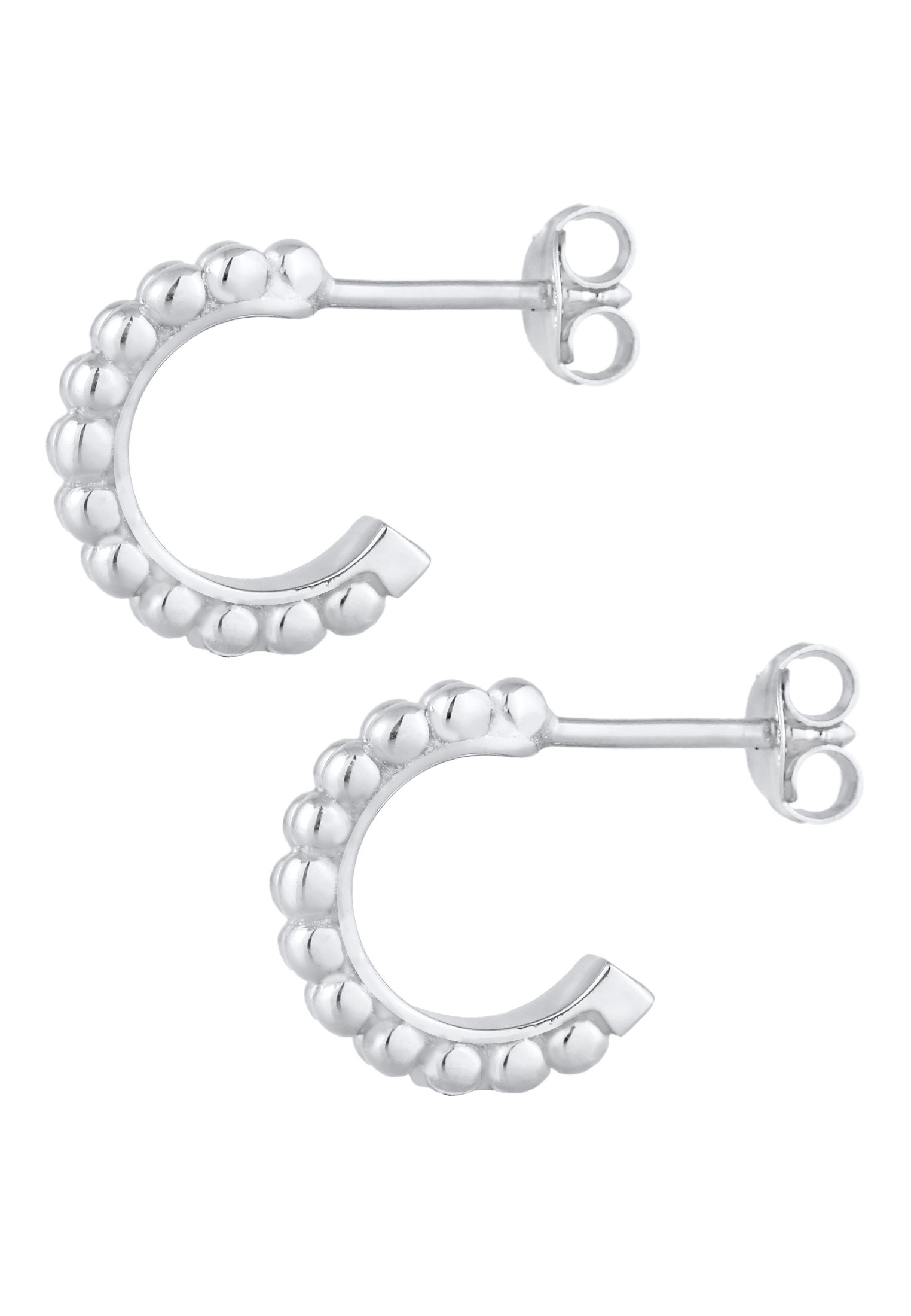 Elli Paar Ohrstecker »Ohrringe Stecker Creolen Kugel Design Verspielt 925 Silber«