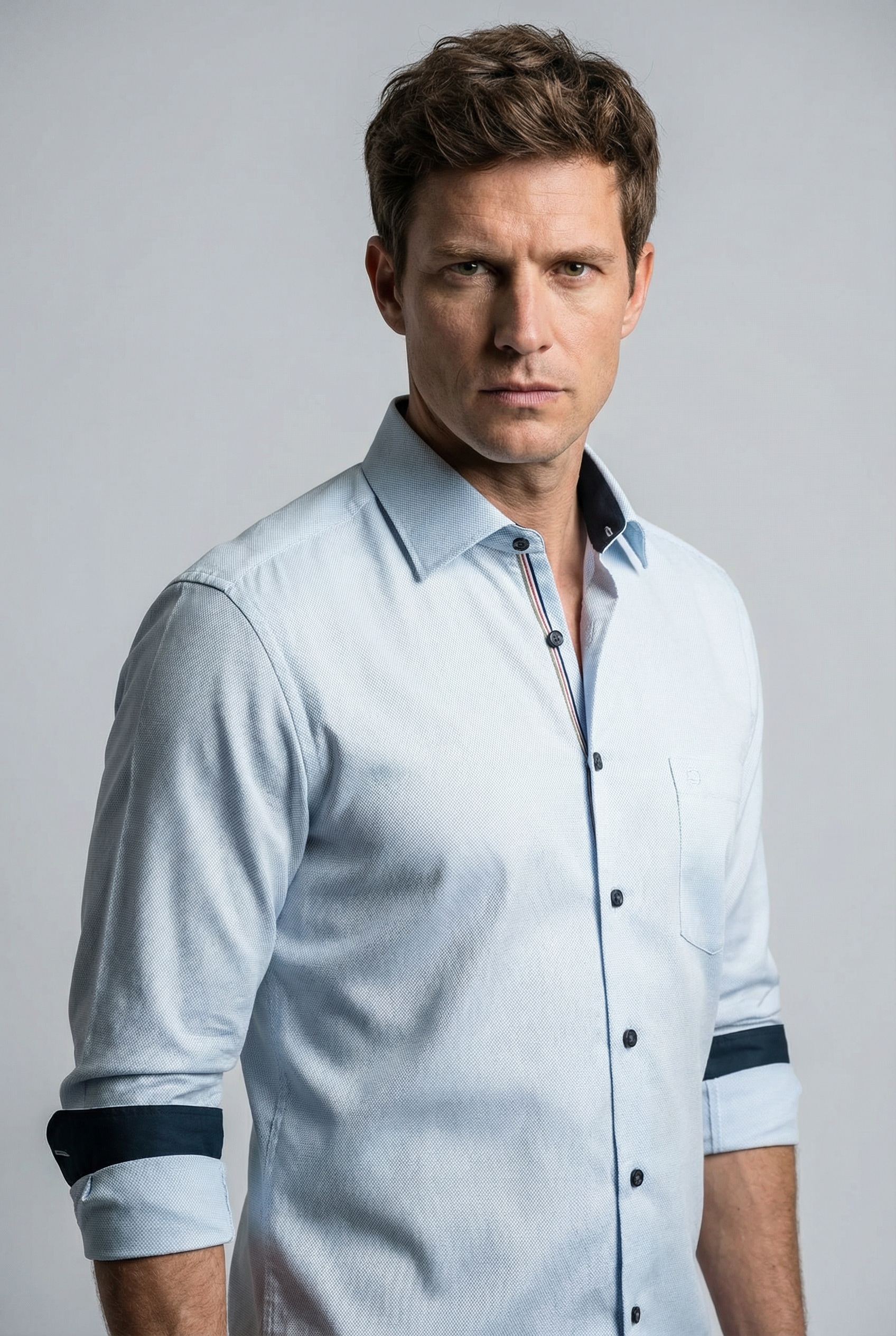 OLYMP Langarmhemd »Luxor« Businesshemd, comfort fit, New-Kentkragen