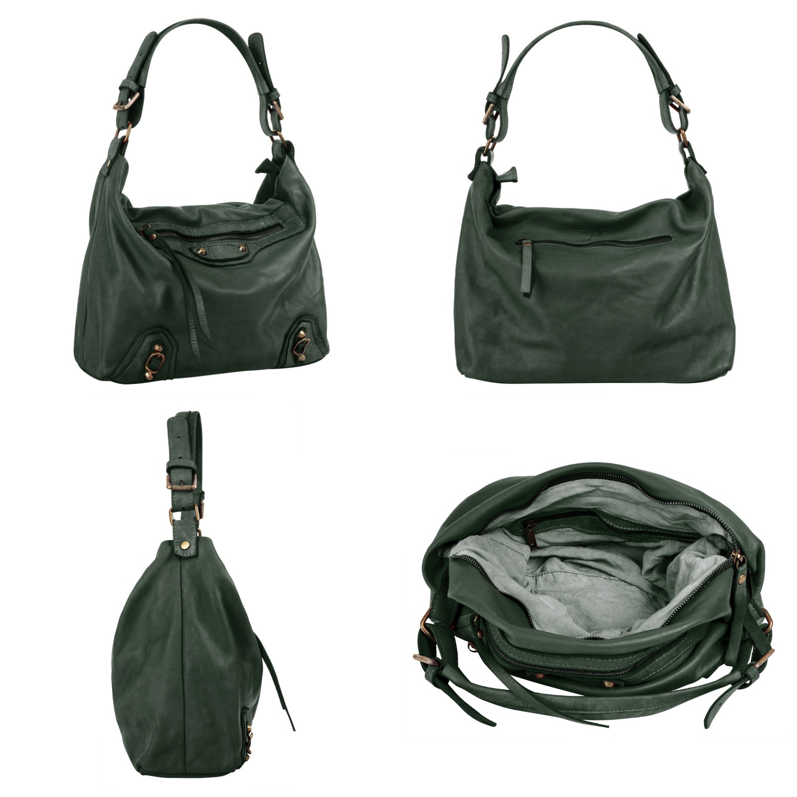 Samantha Look Shopper, echt Leder, Made in Italy