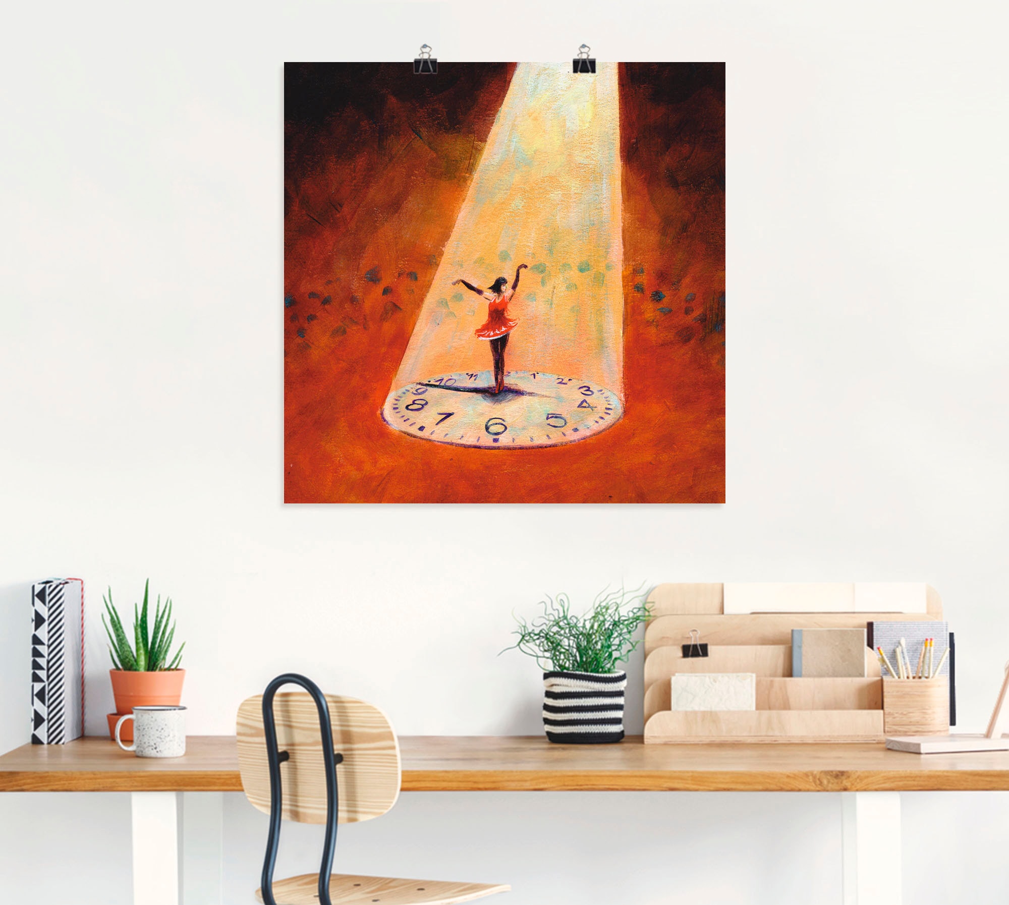 Artland Wandbild »Im Jetzt sein« Frau 1 Stk. tlg. als Leinwandbild, Poster in verschied. Größen